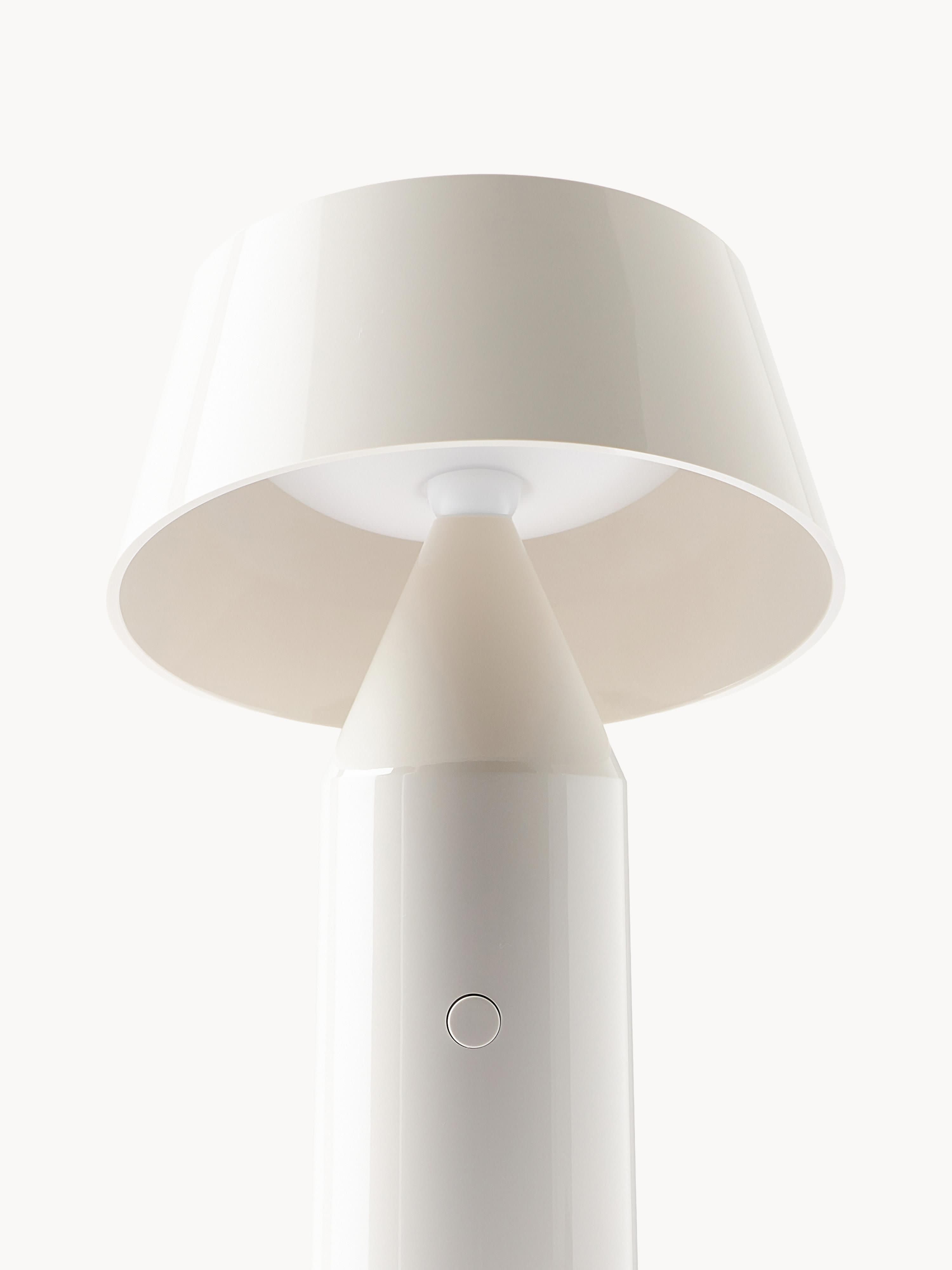 Lampe à poser LED mobile orientable Jokul, intensité ajustable - Blanc cassé haute brillance, blanc