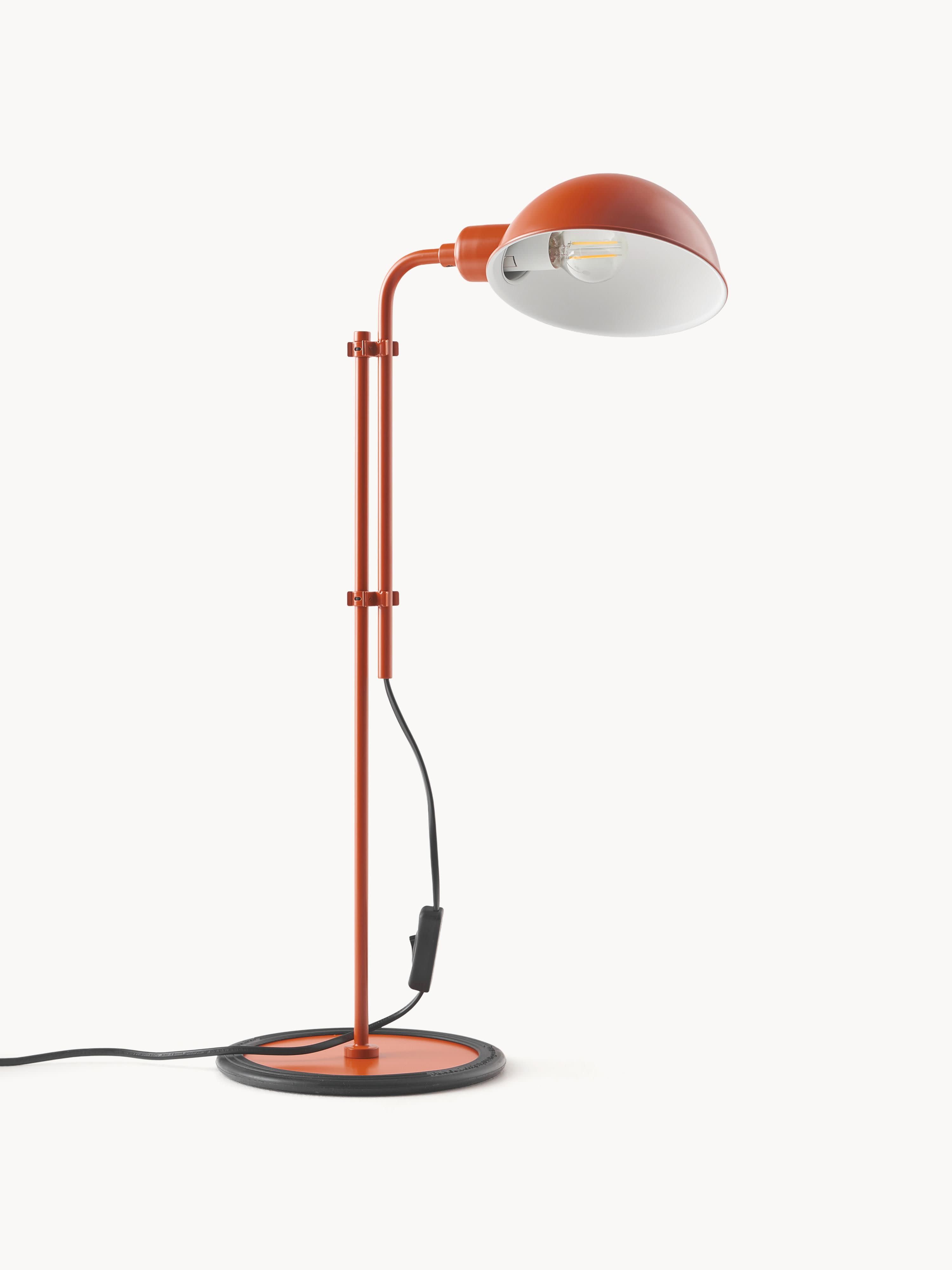 Grande lampe de bureau orientable Dav - Terracotta, haute brillance