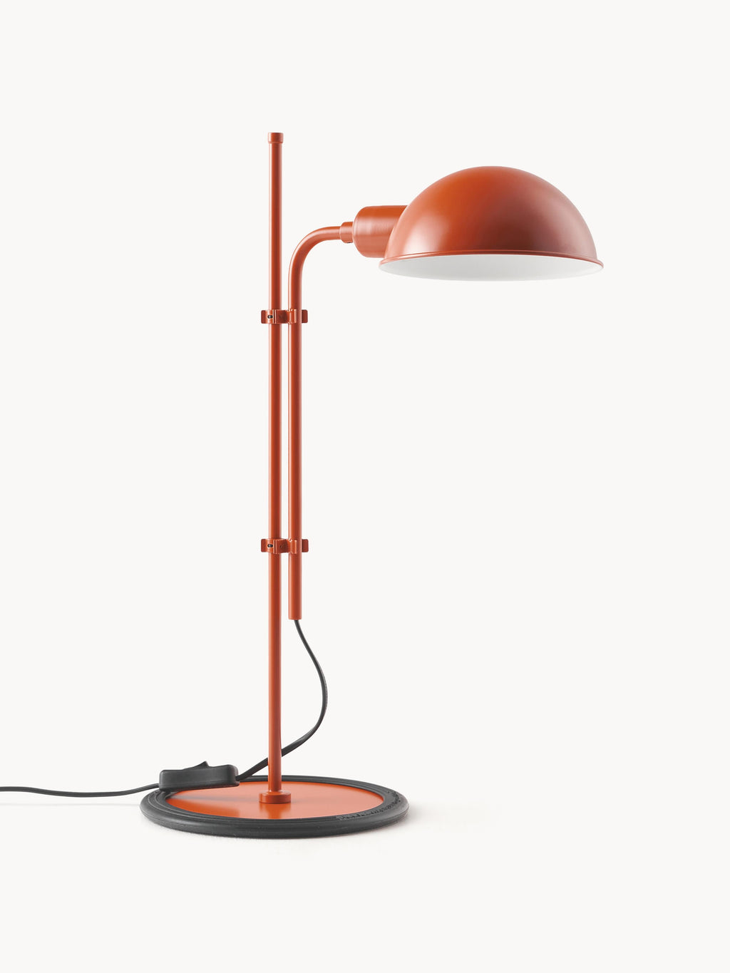 Grande lampe de bureau orientable Dav - Terracotta, haute brillance