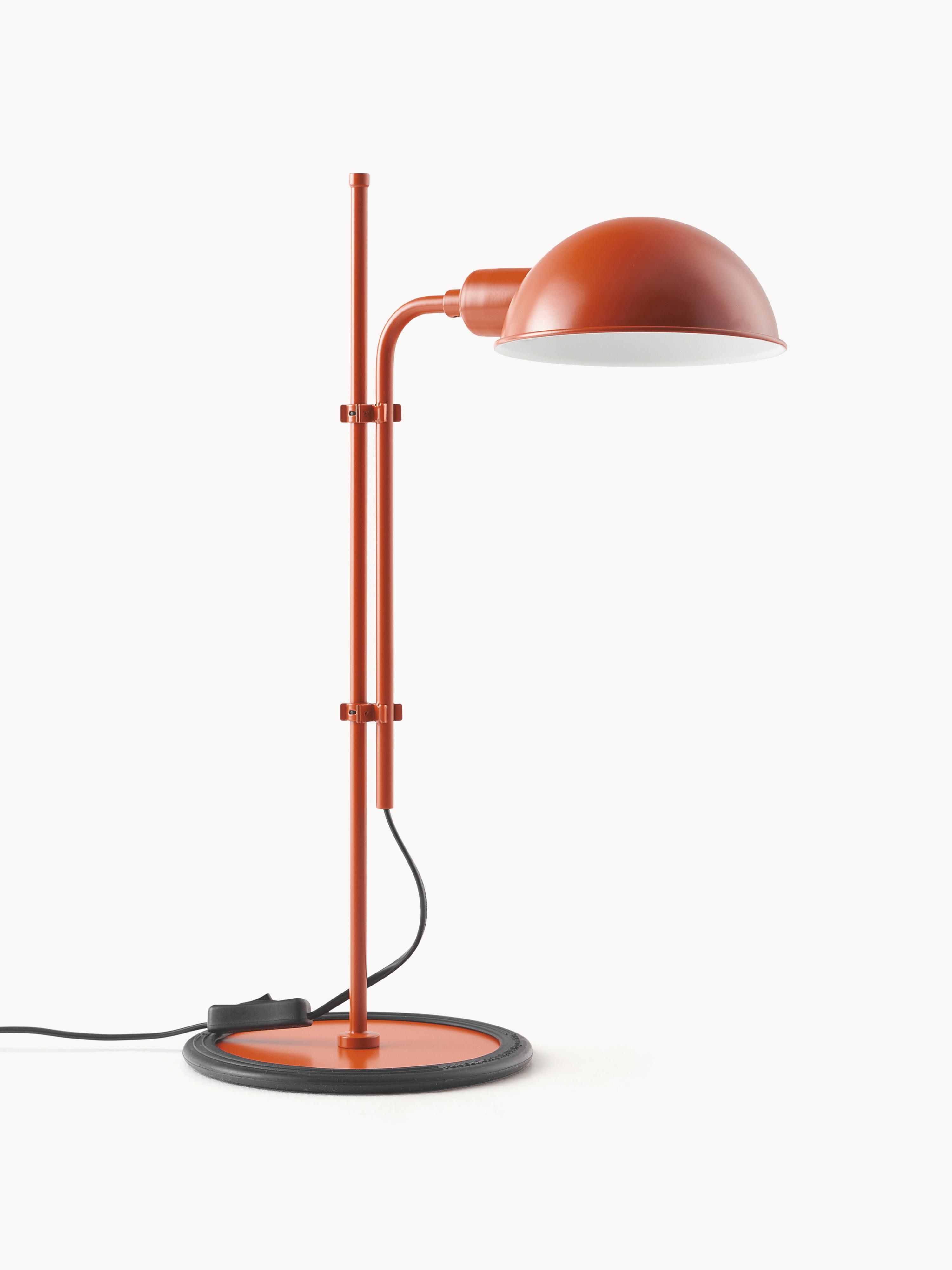 Grande lampe de bureau orientable Dav - Terracotta, haute brillance
