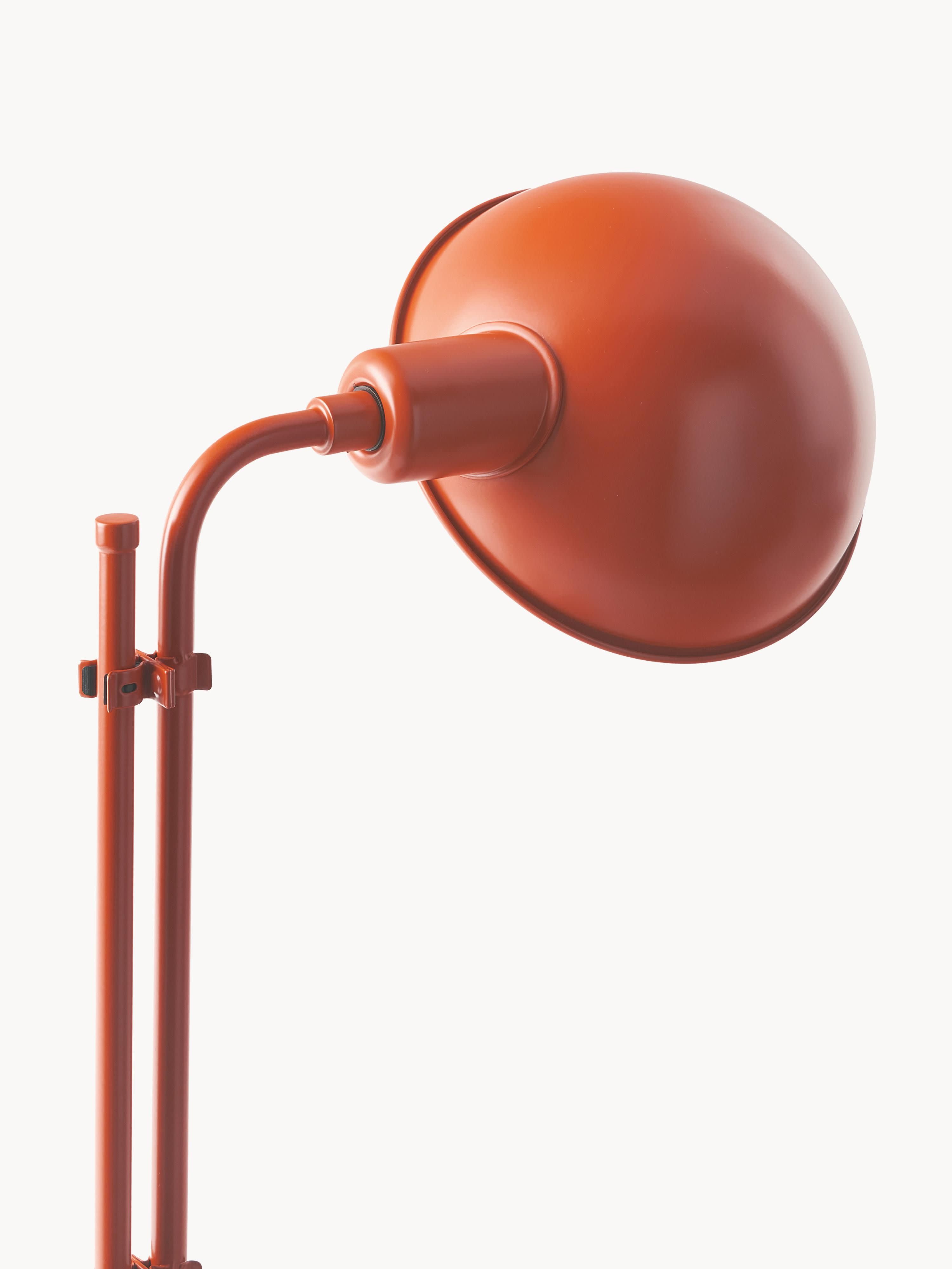 Grande lampe de bureau orientable Dav - Terracotta, haute brillance