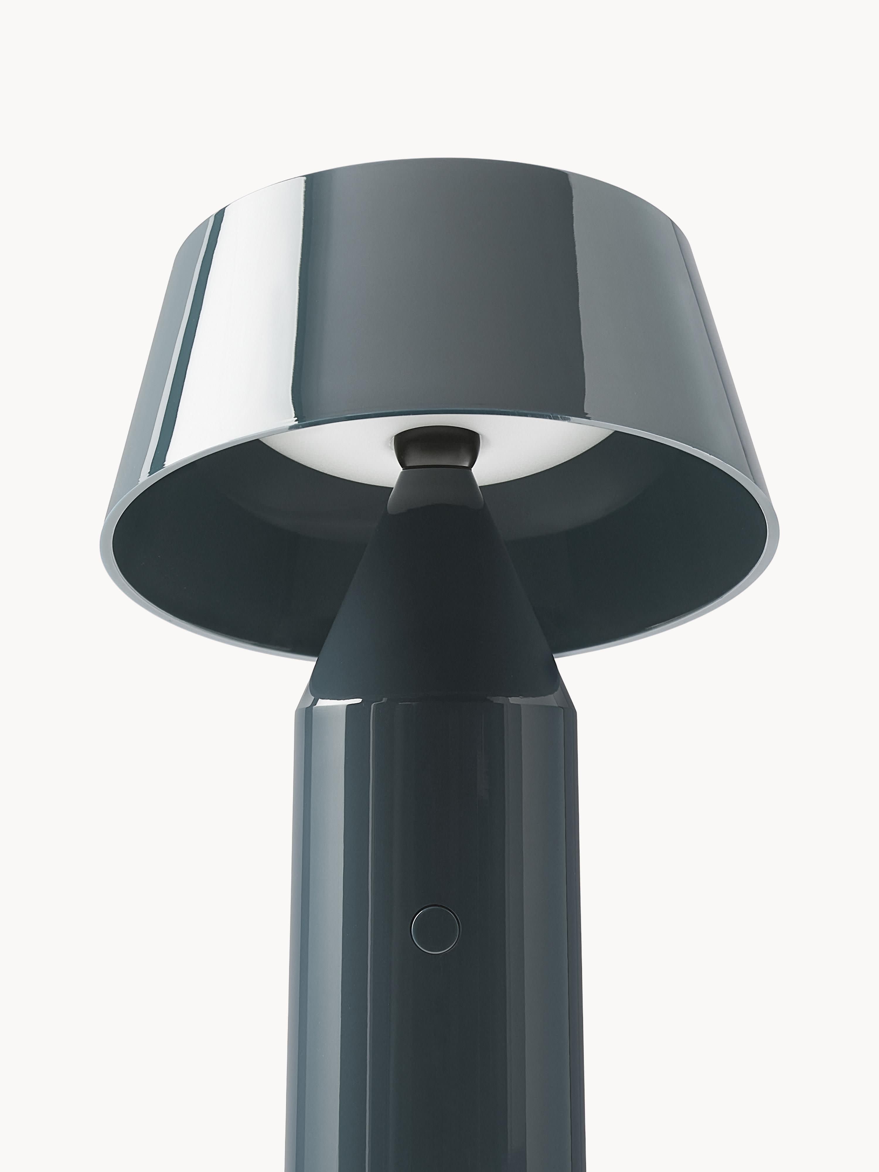 Lampe à poser LED mobile orientable Jokul, intensité ajustable - Anthracite haute brillance, grège