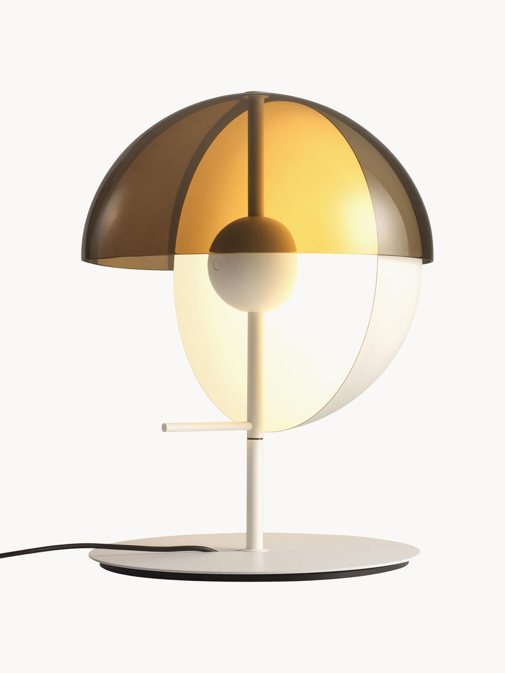 Lampe à poser LED Herluf, intensité ajustable - Blanc, taupe