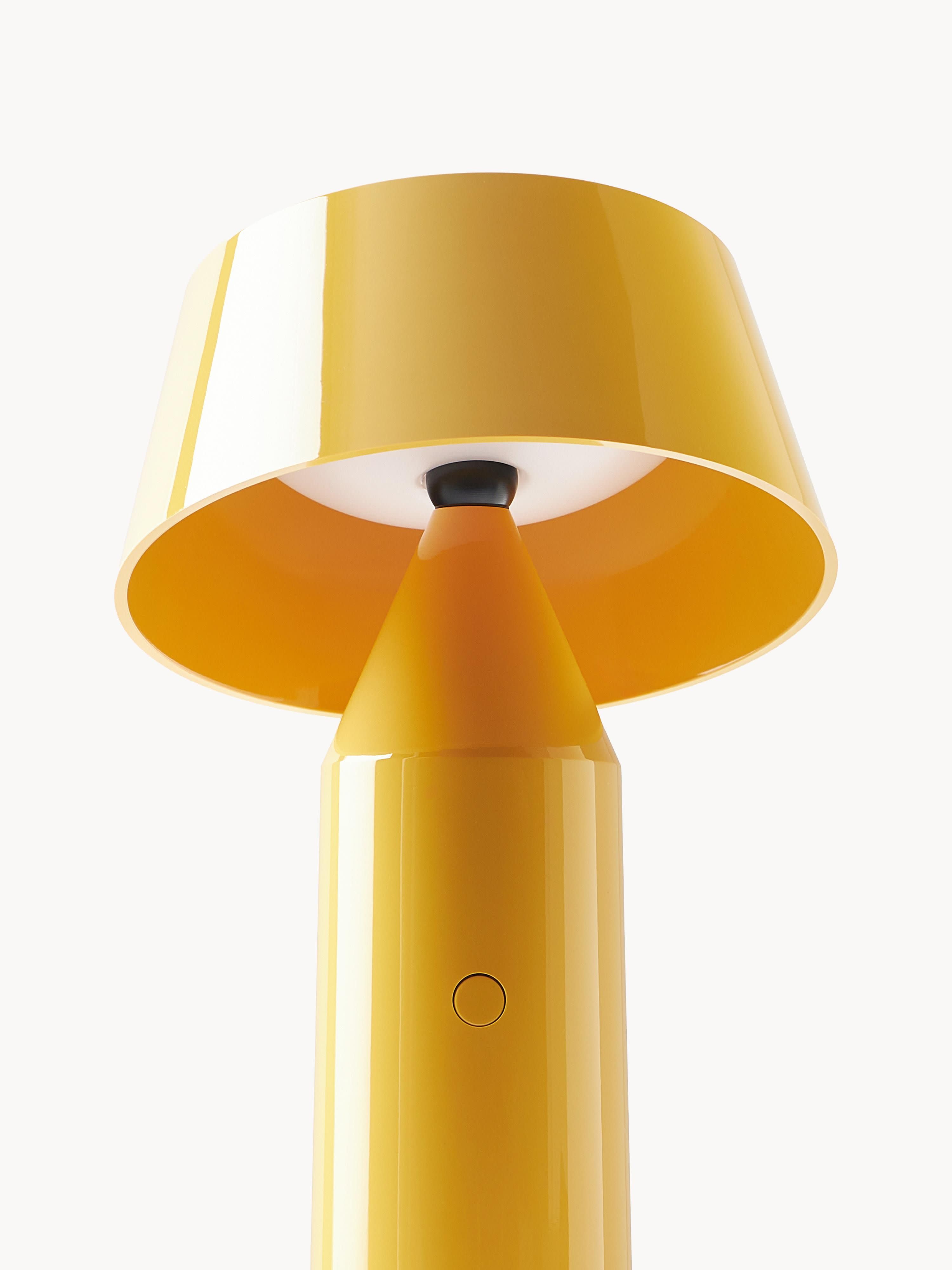 Lampe à poser LED mobile orientable Jokul, intensité ajustable - Jaune soleil haute brillance, jaune citron
