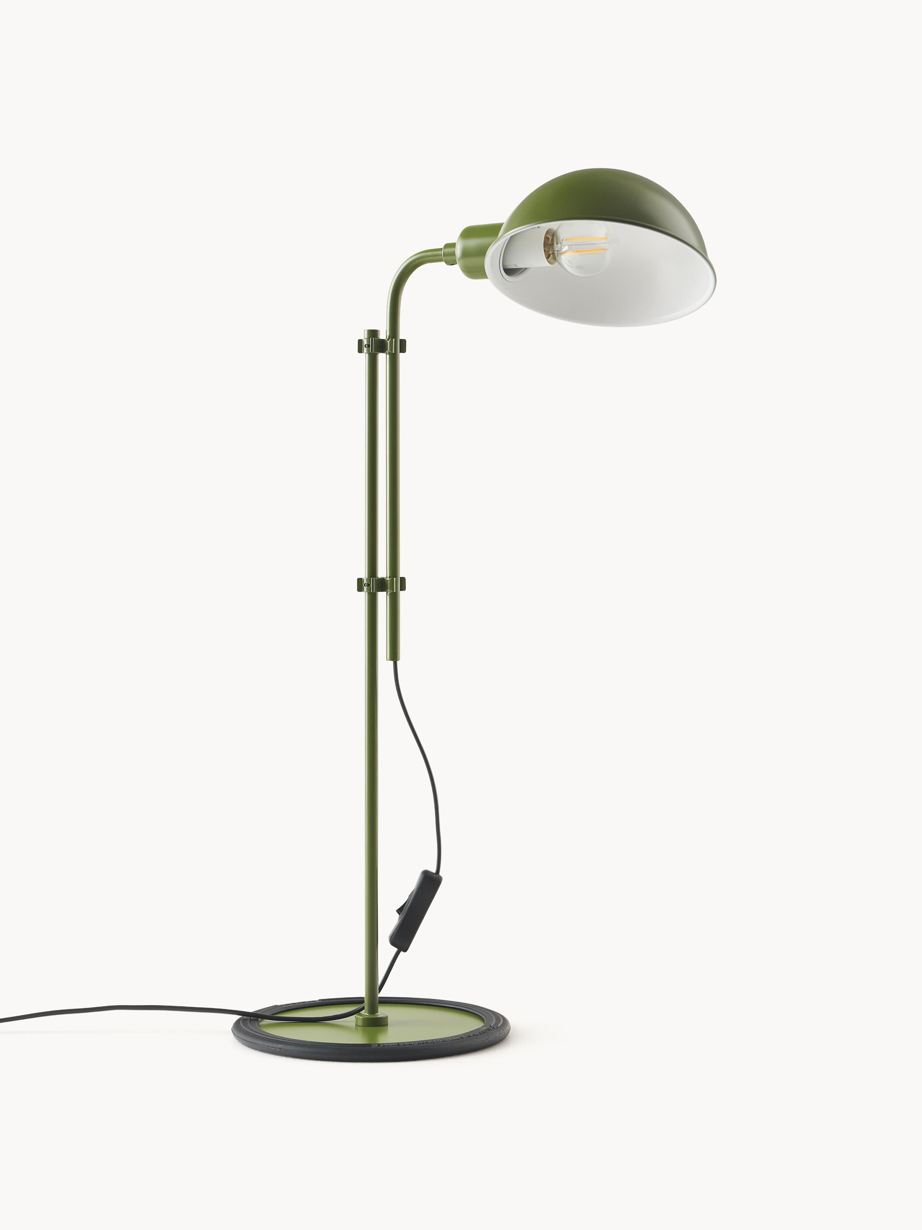 Grande lampe de bureau orientable Dav - Vert foncé, haute brillance