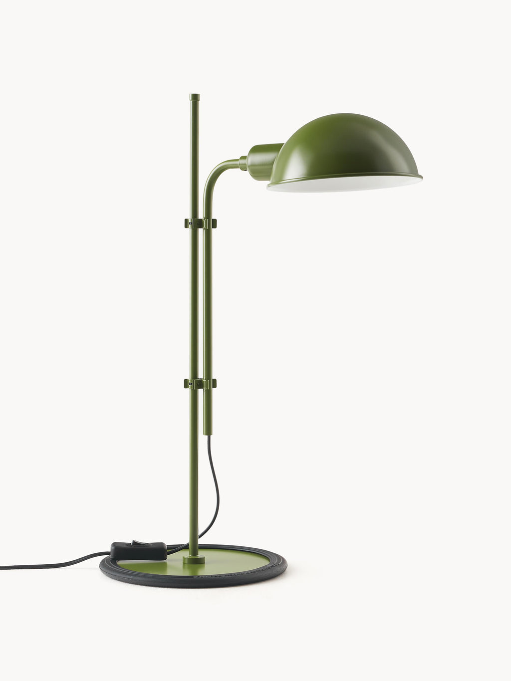Grande lampe de bureau orientable Dav - Vert foncé, haute brillance