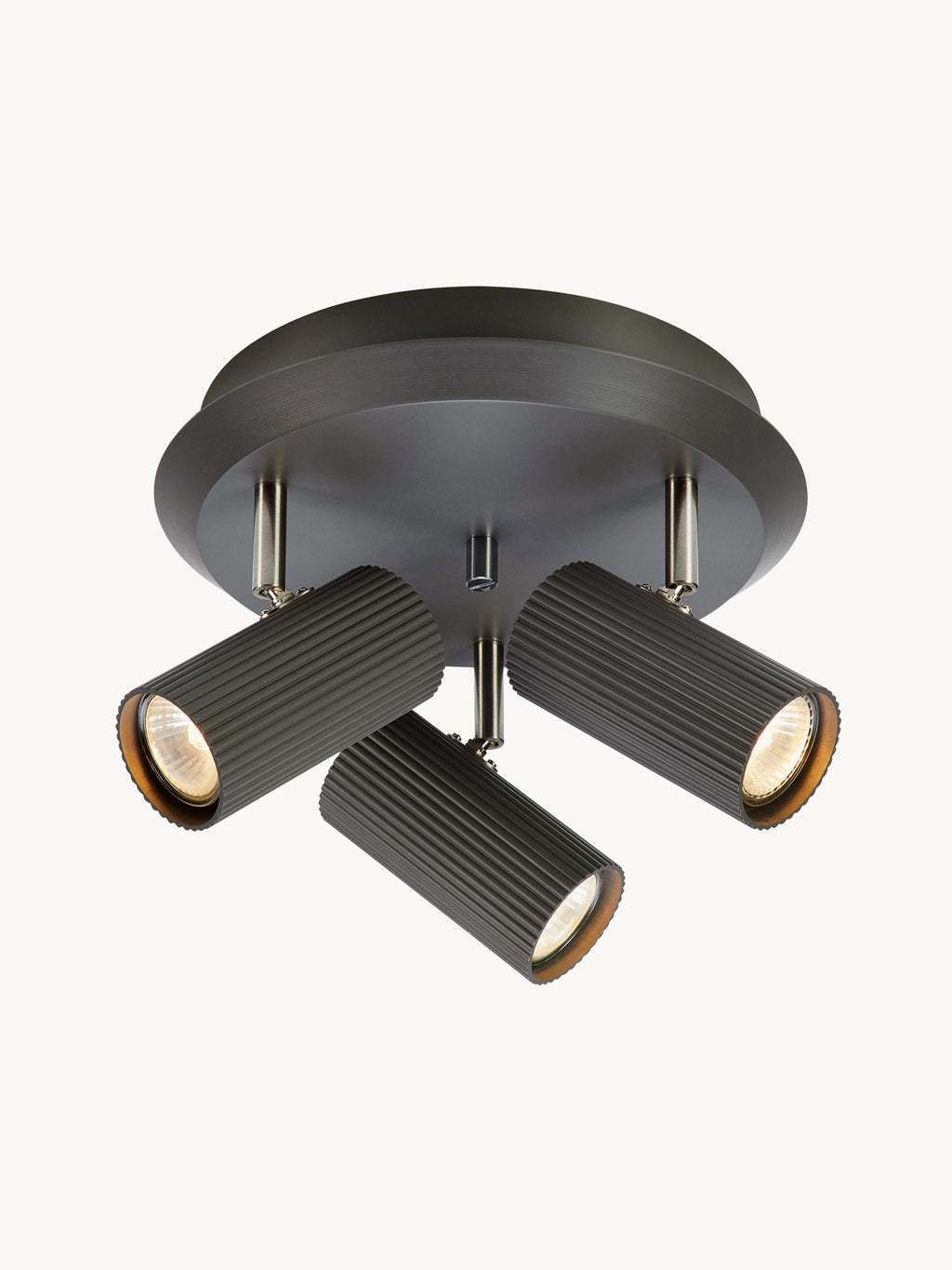 Petit spot de plafond en métal Sampo - Gris foncé