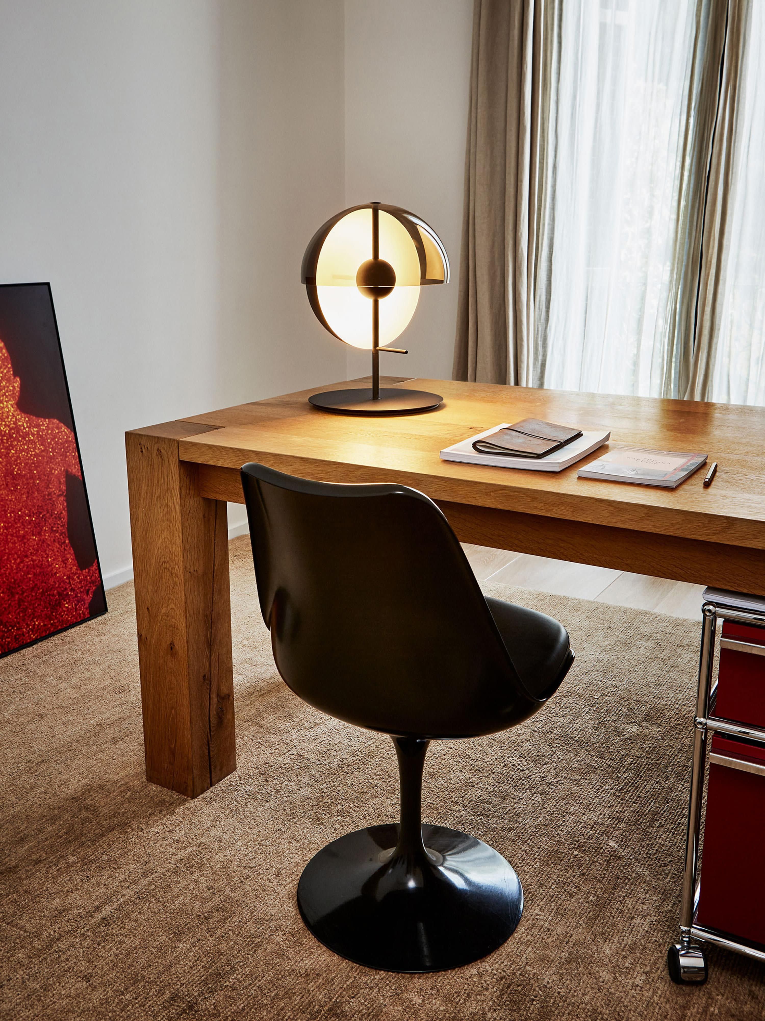 Lampe à poser LED Herluf, intensité ajustable - Anthracite, blanc