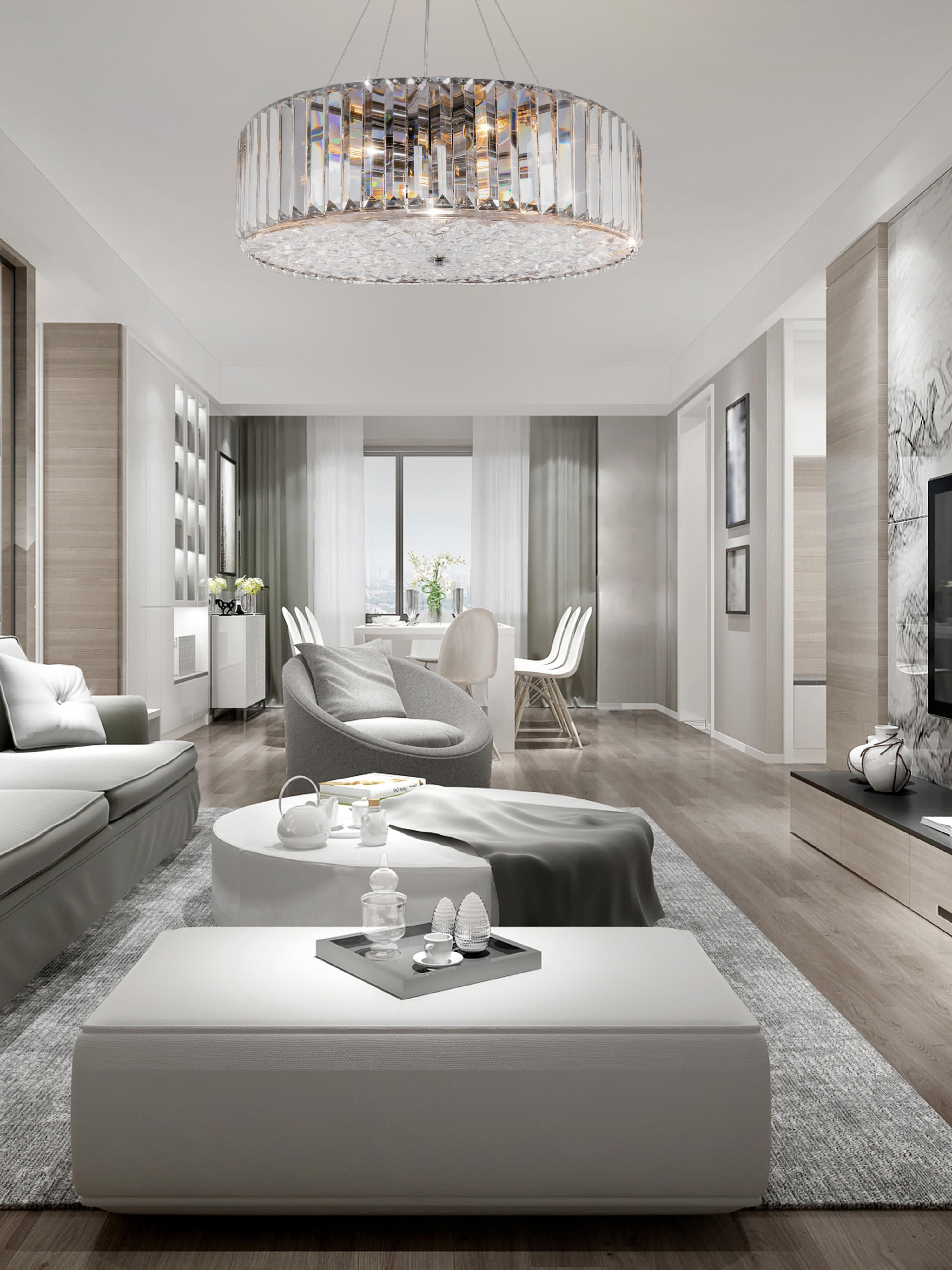 Suspension Gudmund - Transparent, argenté