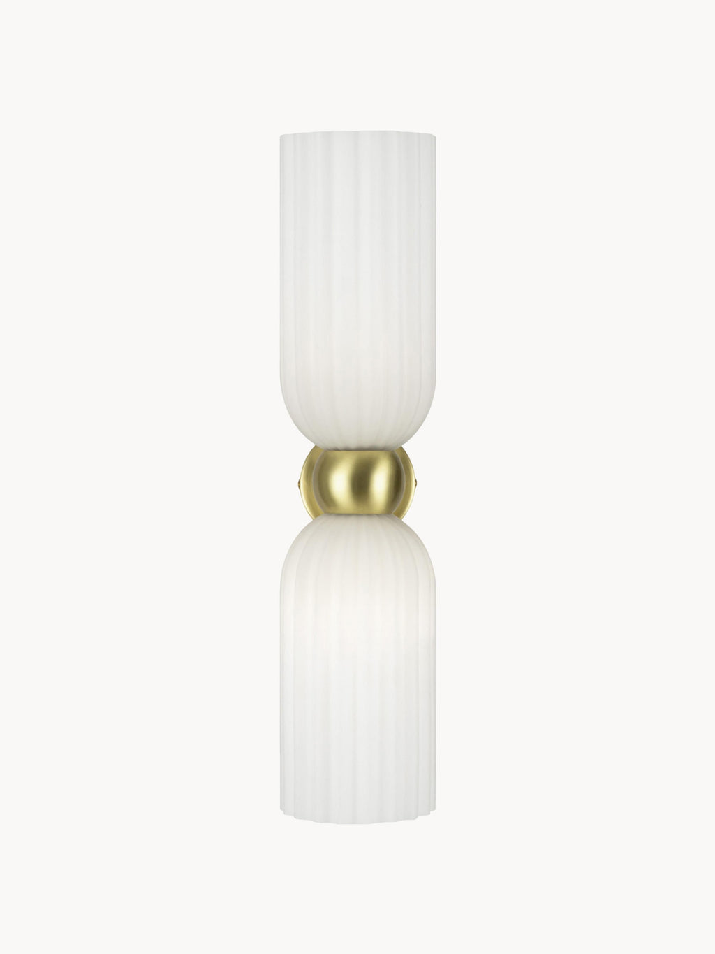 Luminaire Up & Maro - Blanc translucide, doré