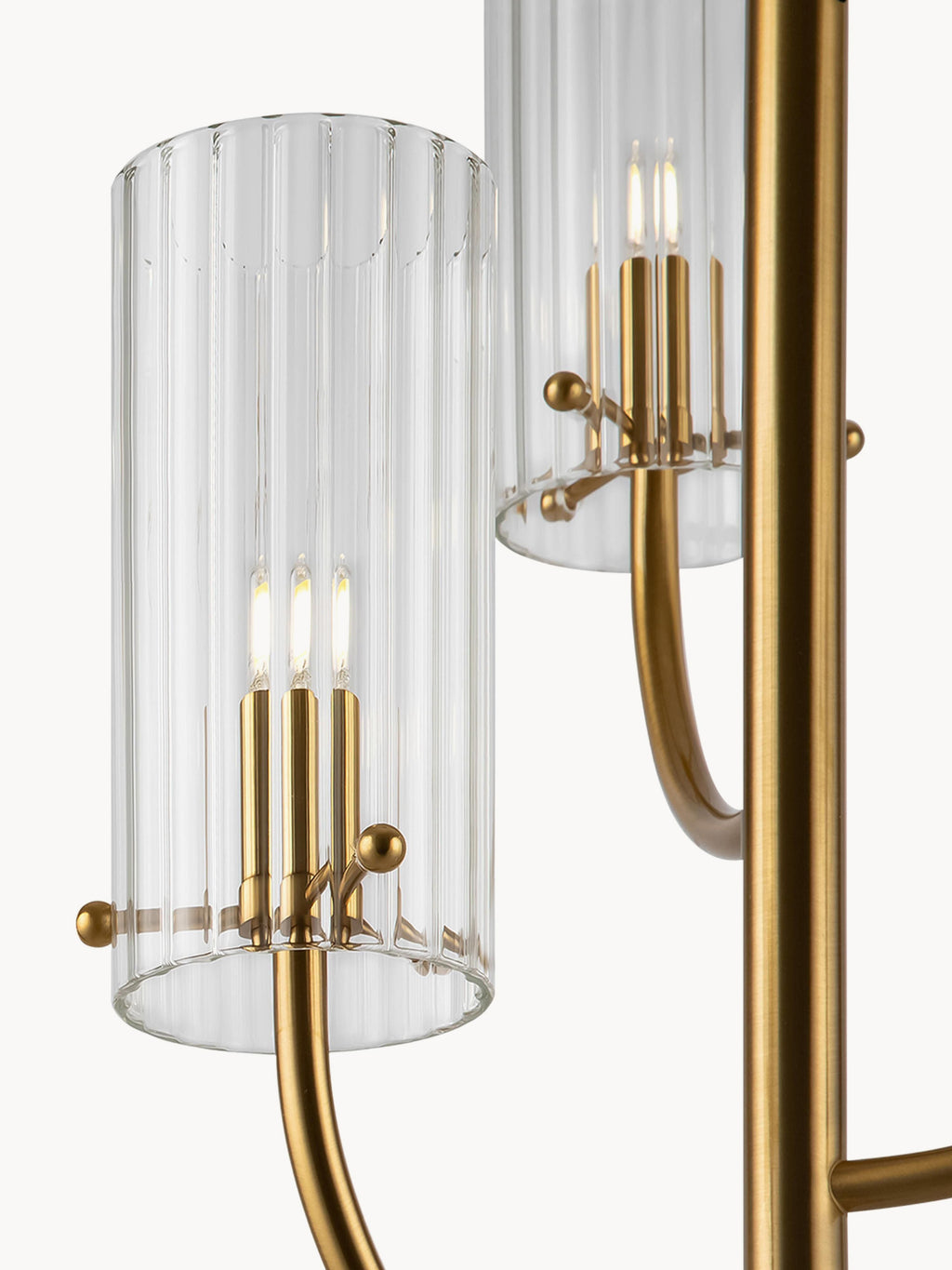 Suspension Kaino - Transparent, doré