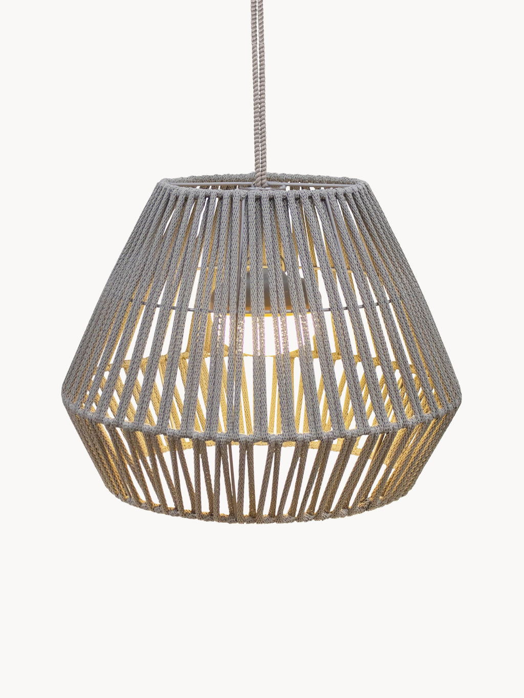 Suspension LED mobile Lidolf, intensité ajustable - Grège