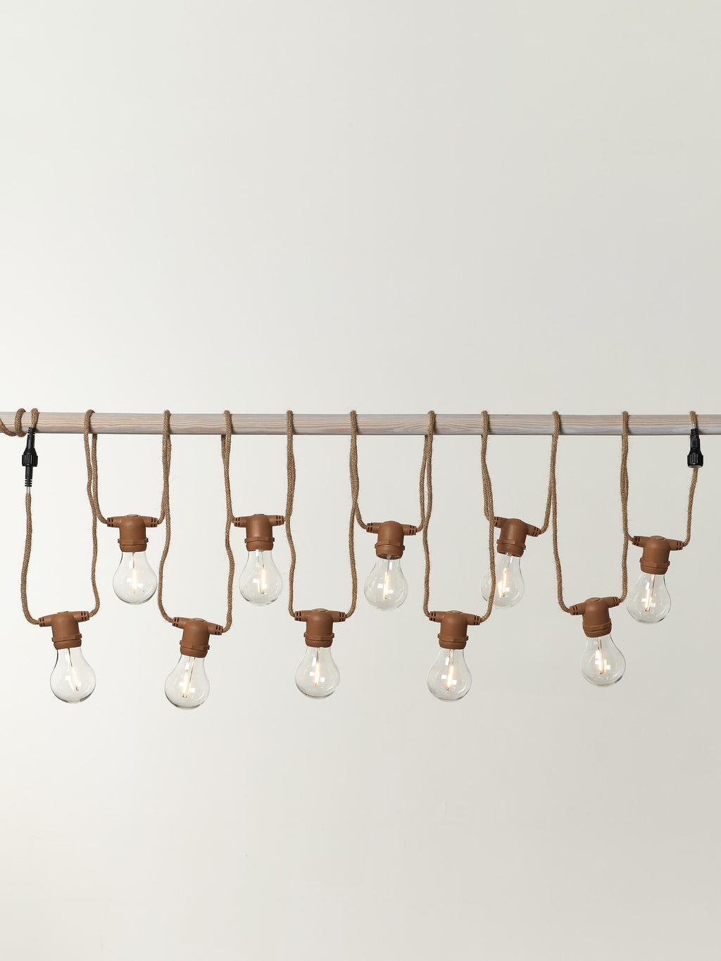 Guirlande lumineuse solaire Johan - Nougat
