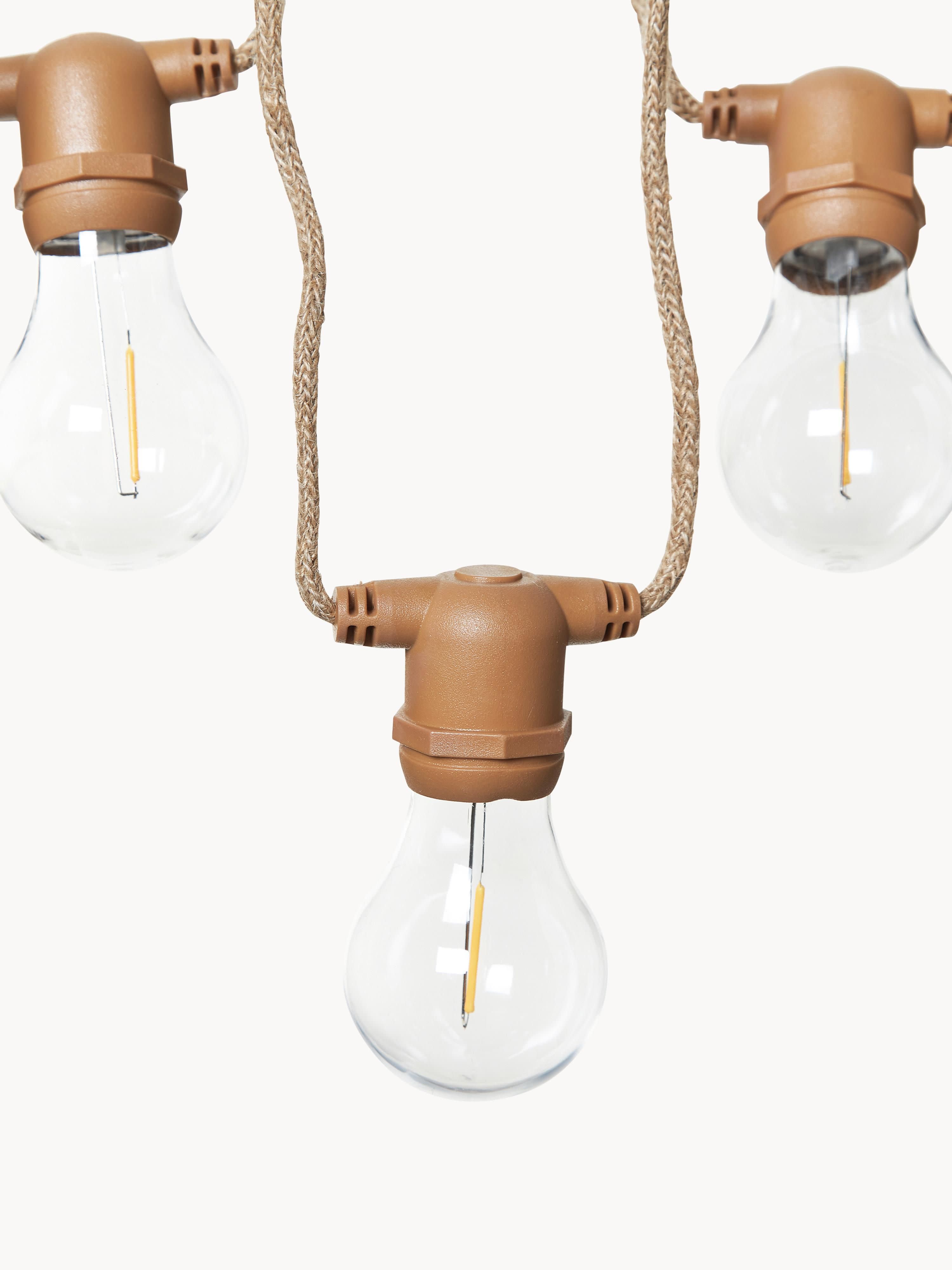 Guirlande lumineuse solaire Johan - Nougat