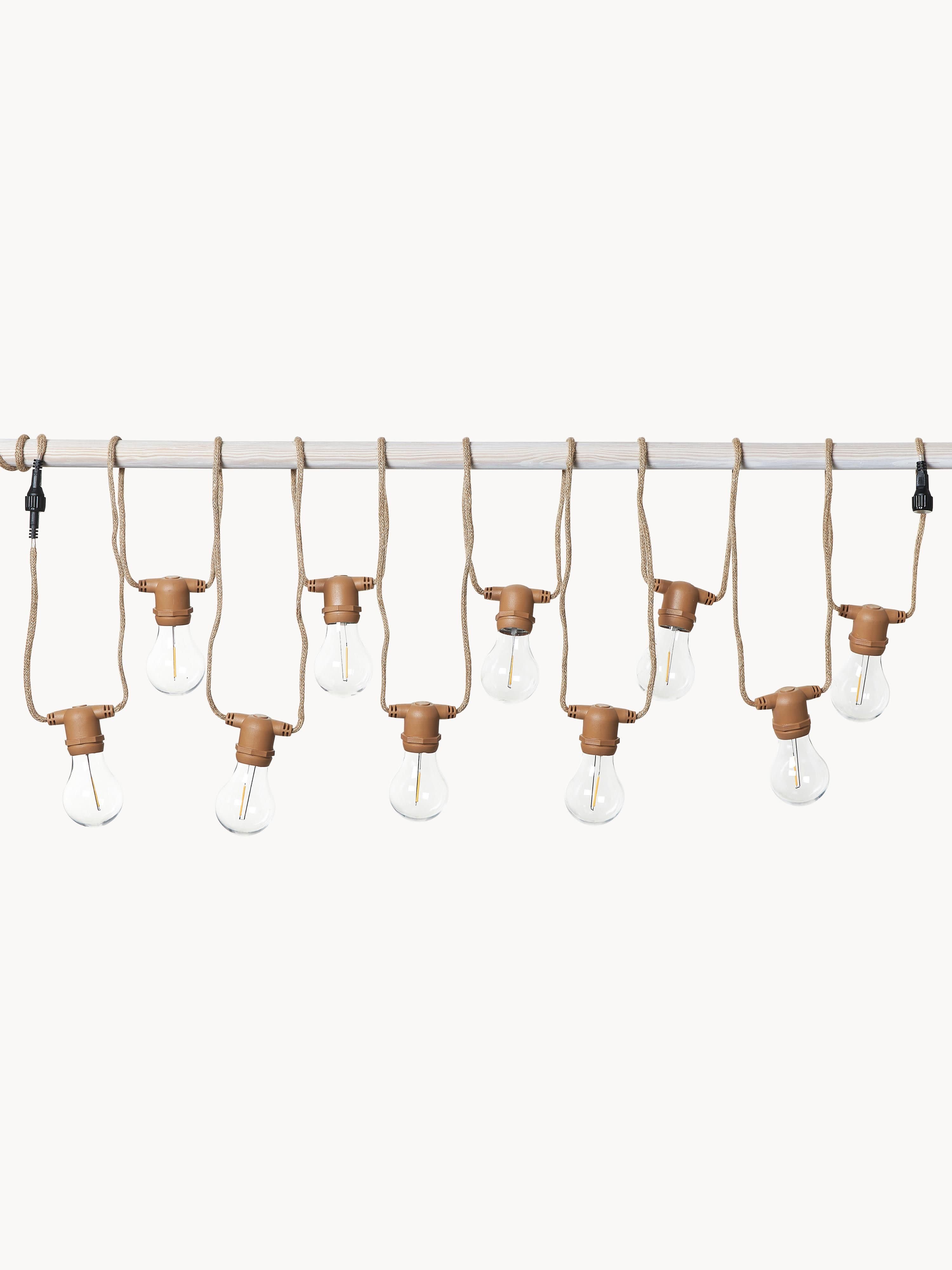 Guirlande lumineuse solaire Johan - Nougat