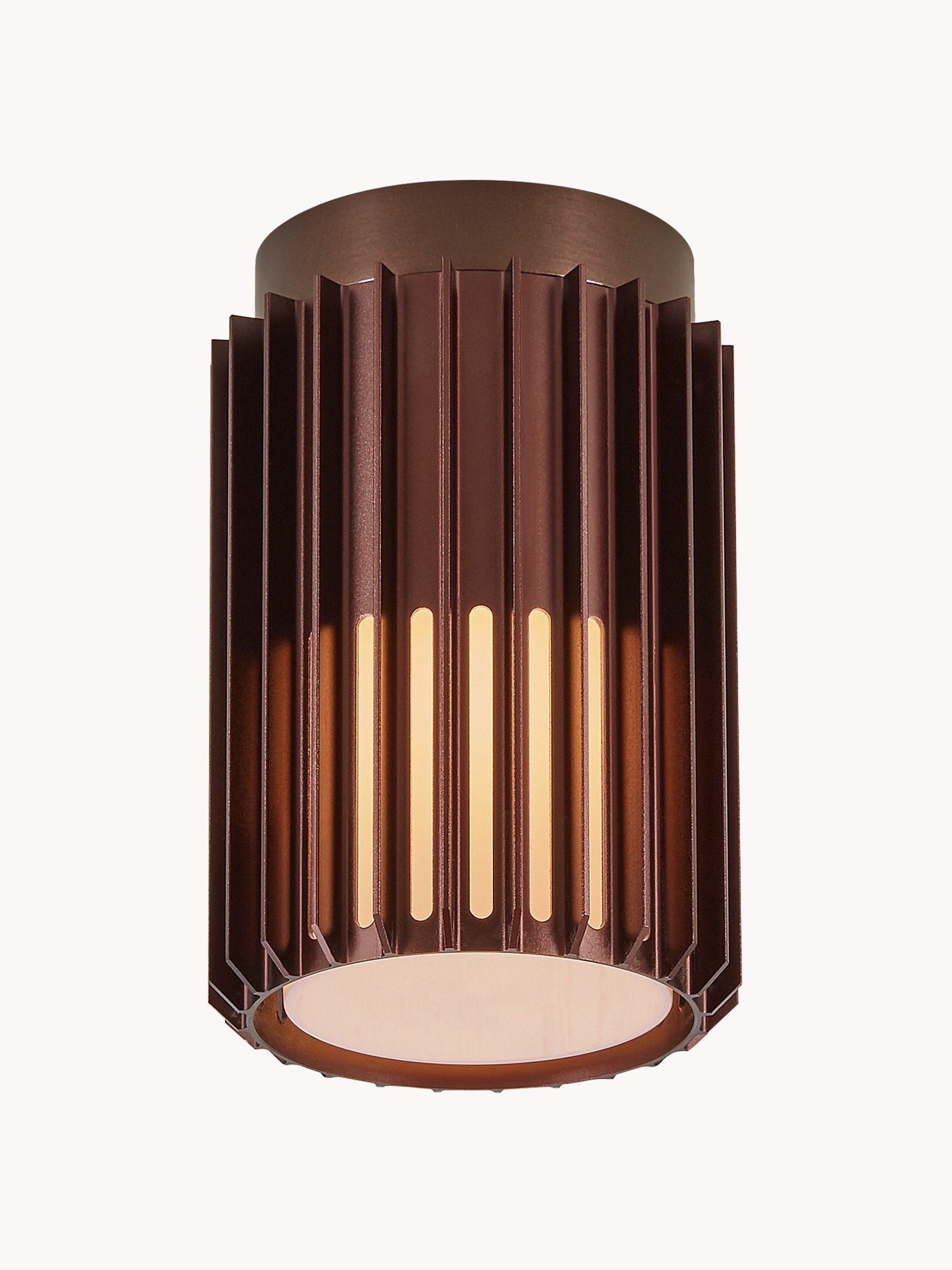 Plafonnier d'extérieur LED Fritz - Brun