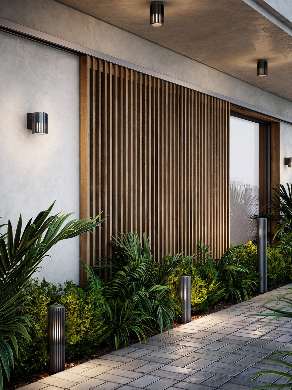 Éclairage d'escalier LED Fritz, intensité ajustable - Gris
