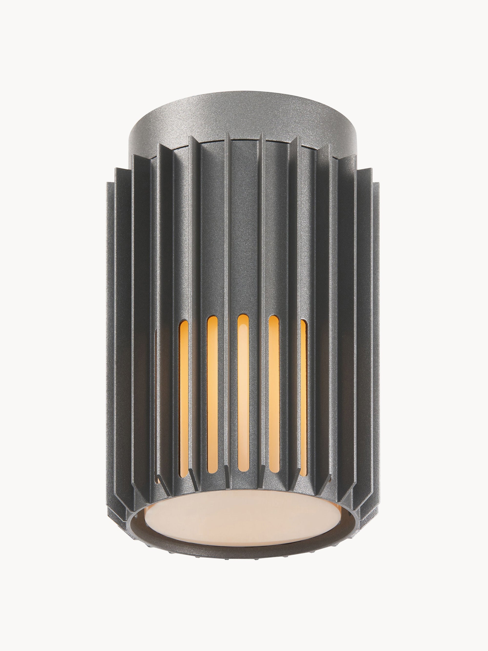 Plafonnier LED d'extérieur Fritz, intensité ajustable - Gris