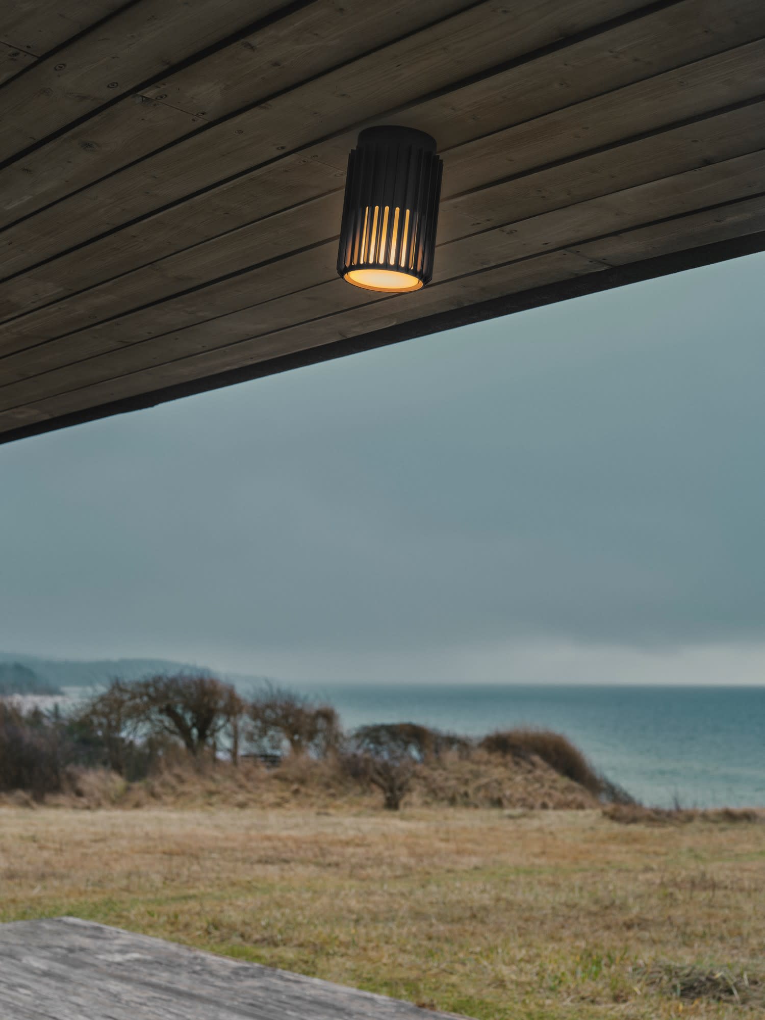 Plafonnier d'extérieur LED Fritz - Noir