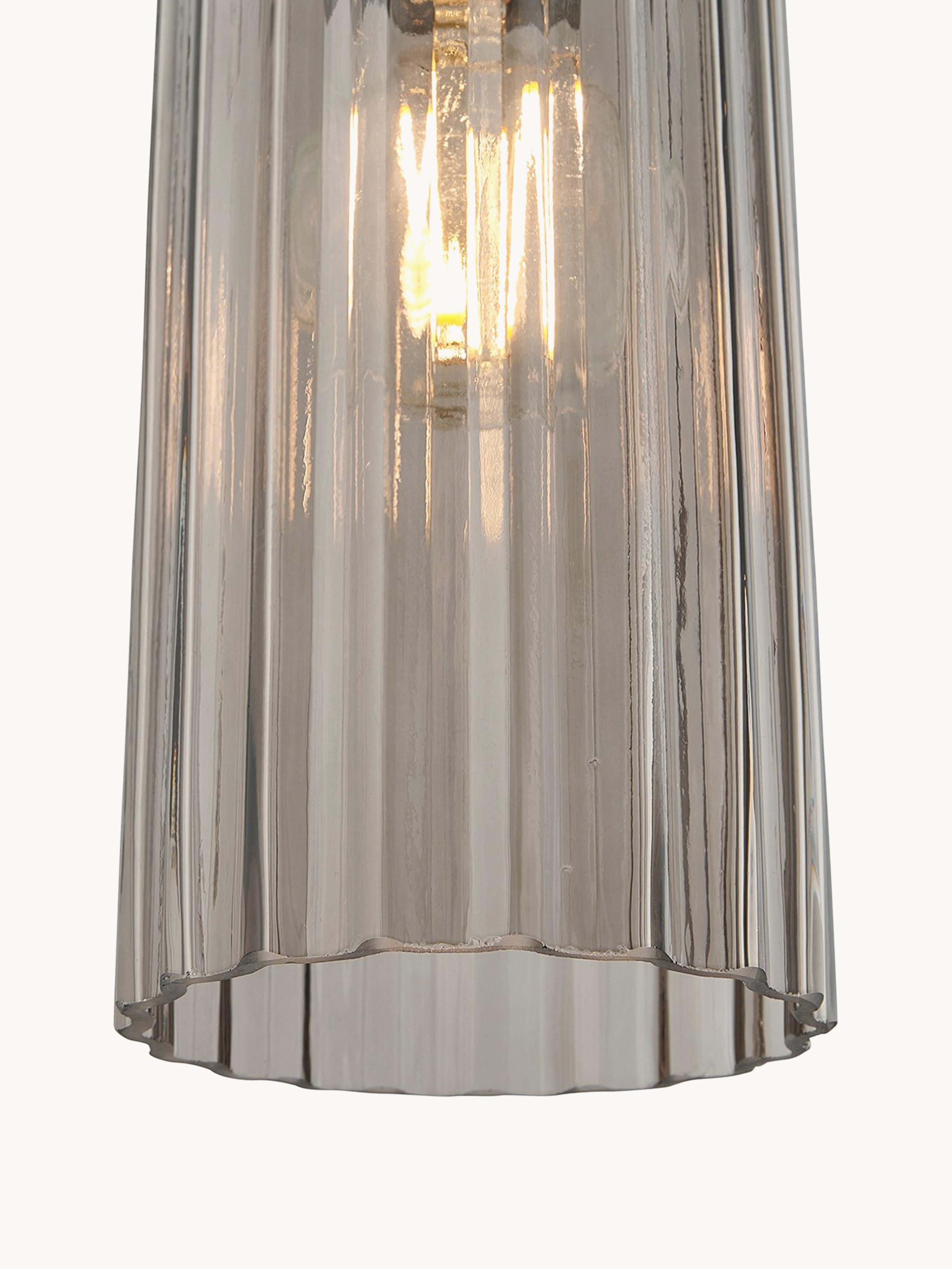 Petite suspension Jolaf - Anthracite, transparent, noir