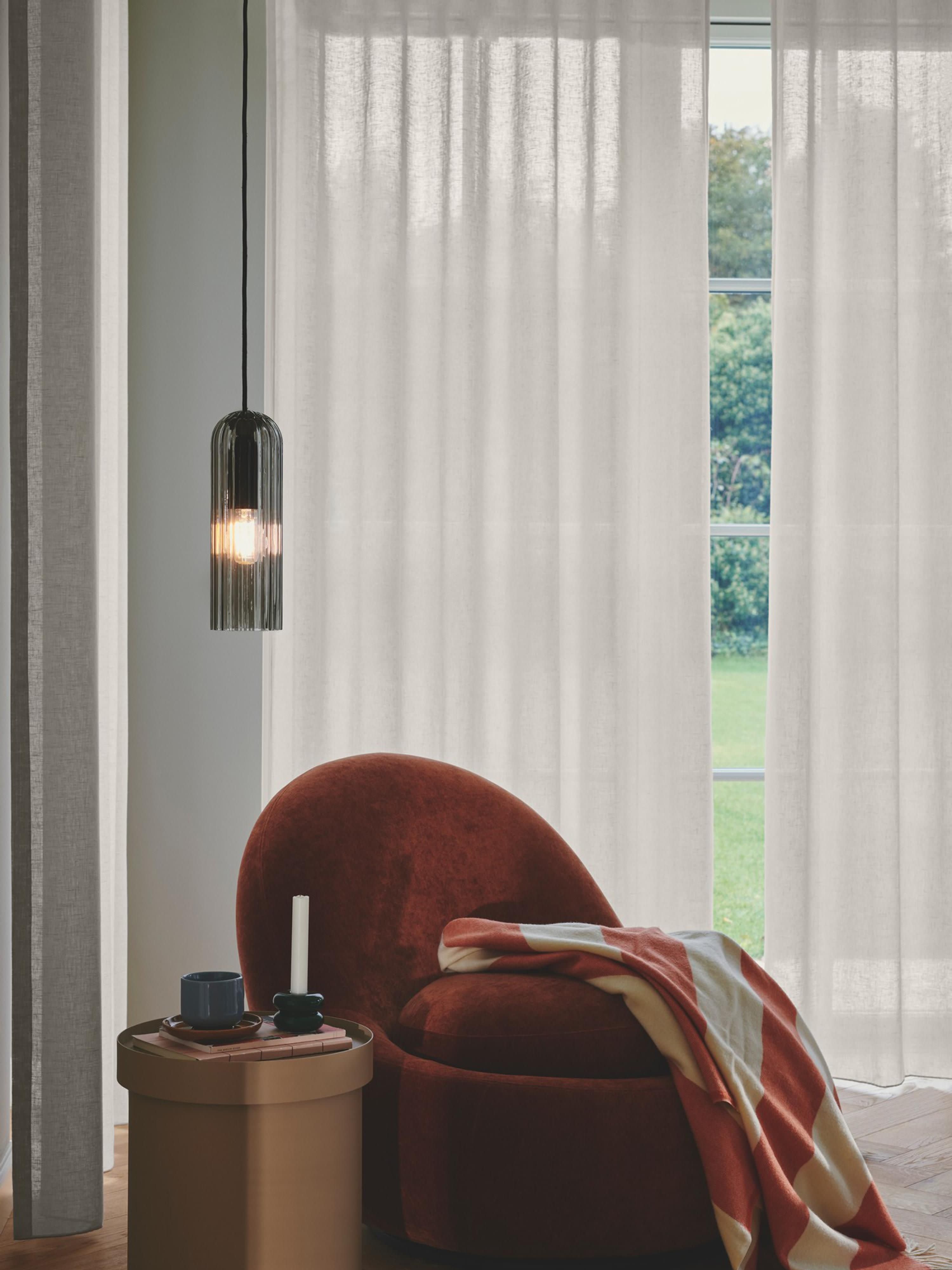 Petite suspension Jolaf - Anthracite, transparent, noir