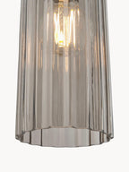 Suspension grappe Jolaf - Anthracite, transparent, noir