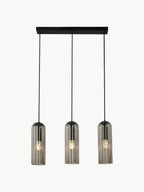 Suspension grappe Jolaf - Anthracite, transparent, noir