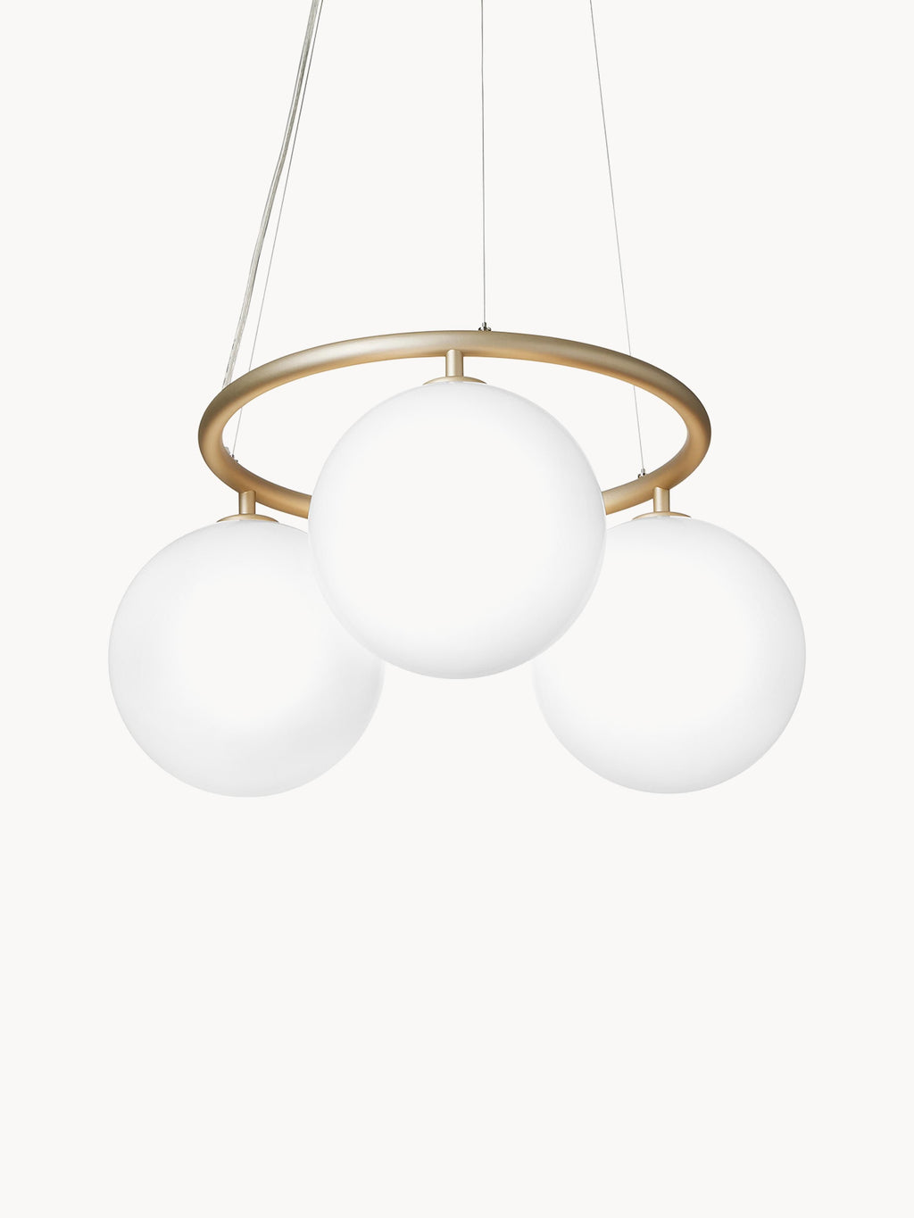 Suspension Henning - Doré, blanc