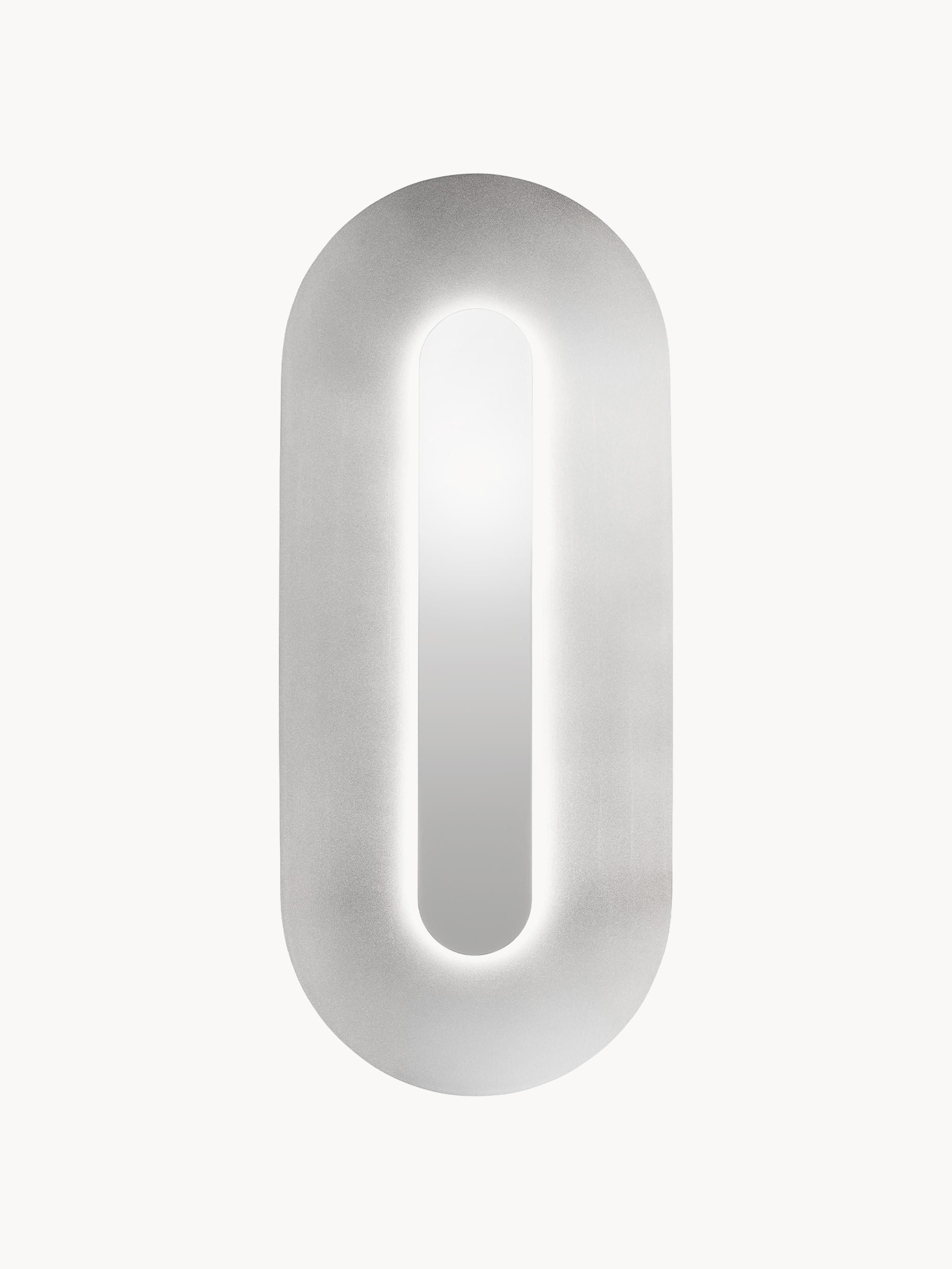 Grande applique murale LED Nesti, intensité variable - Argenté