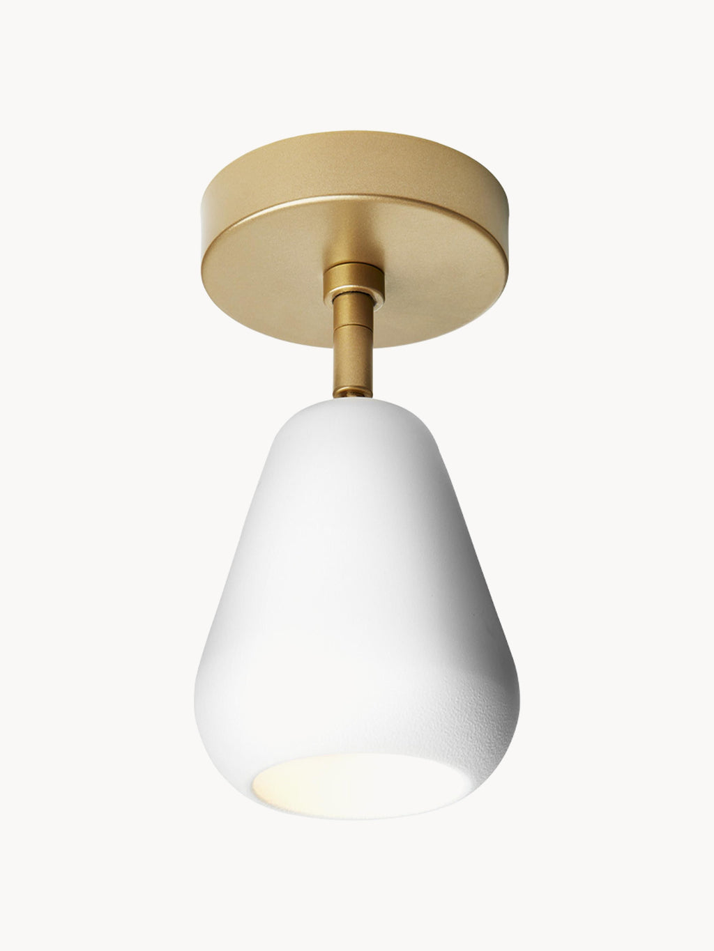 Petite applique murale Kennet - Blanc, doré