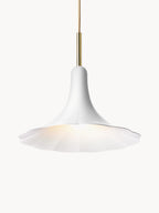 Petite suspension Anza - Blanc, doré