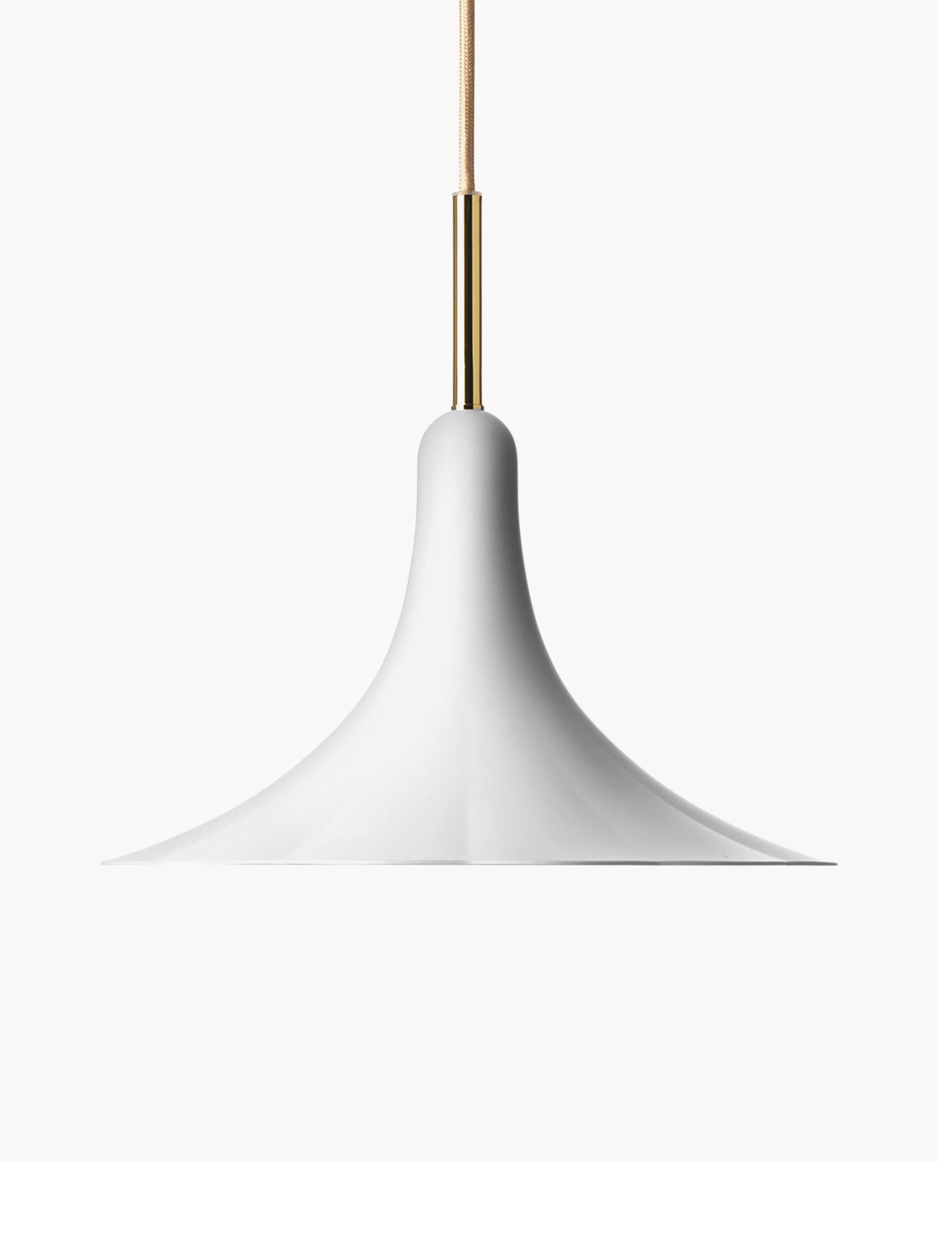 Petite suspension Anza - Blanc, doré