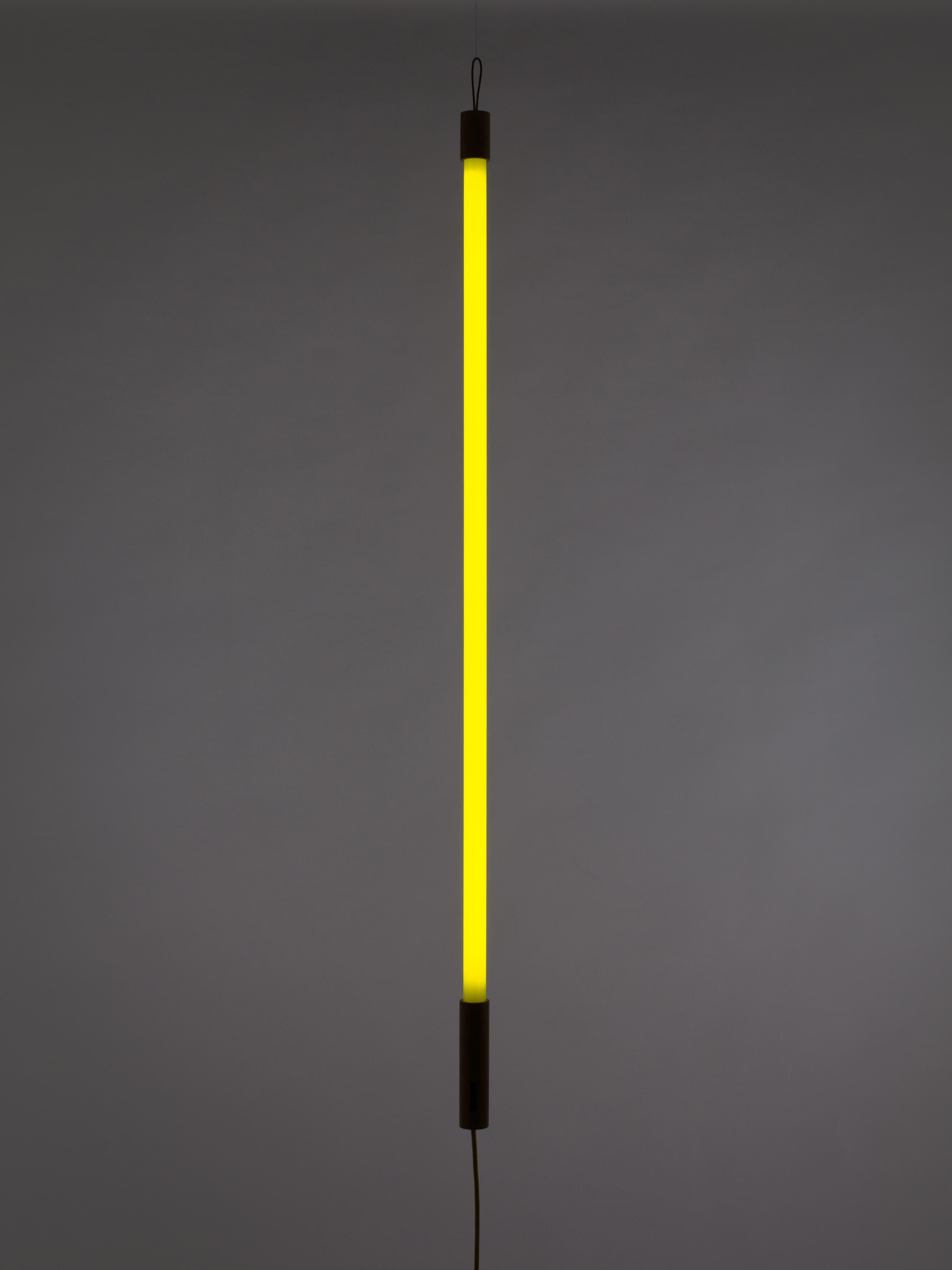 Applique murale LED avec prise secteur Agard - Jaune citron