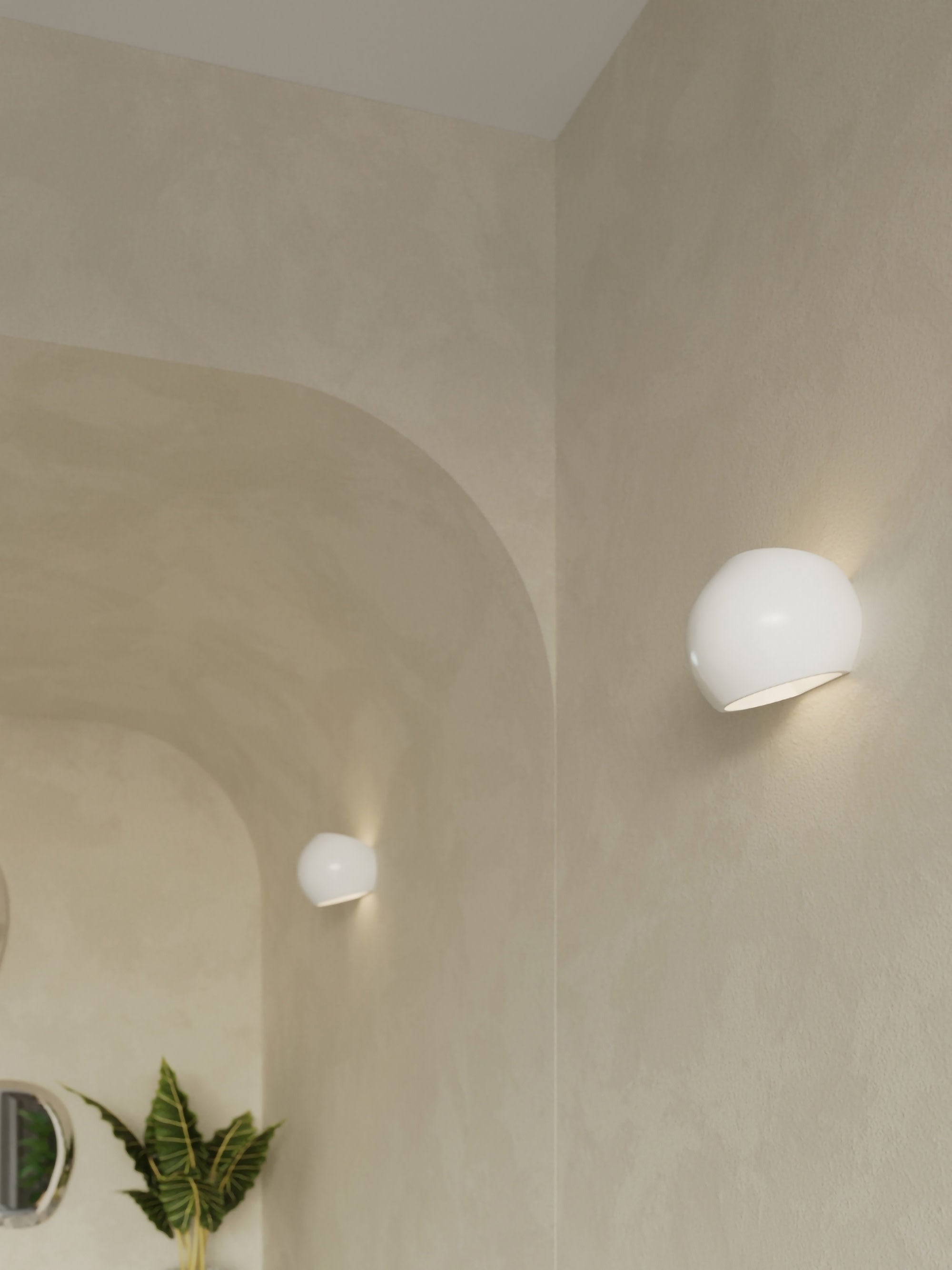Applique murale Felton - Blanc
