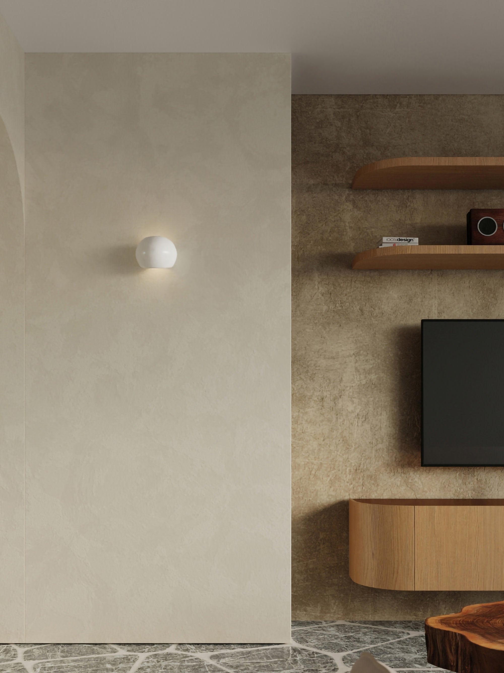 Applique murale Felton - Blanc