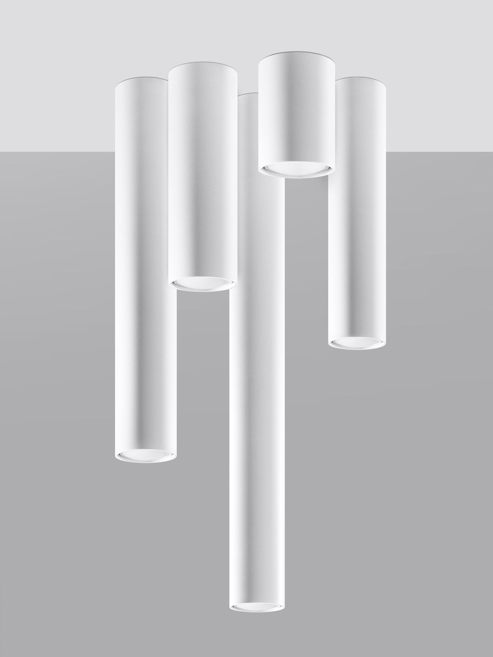 Petit plafonnier Otis, haut. 20 cm - Blanc