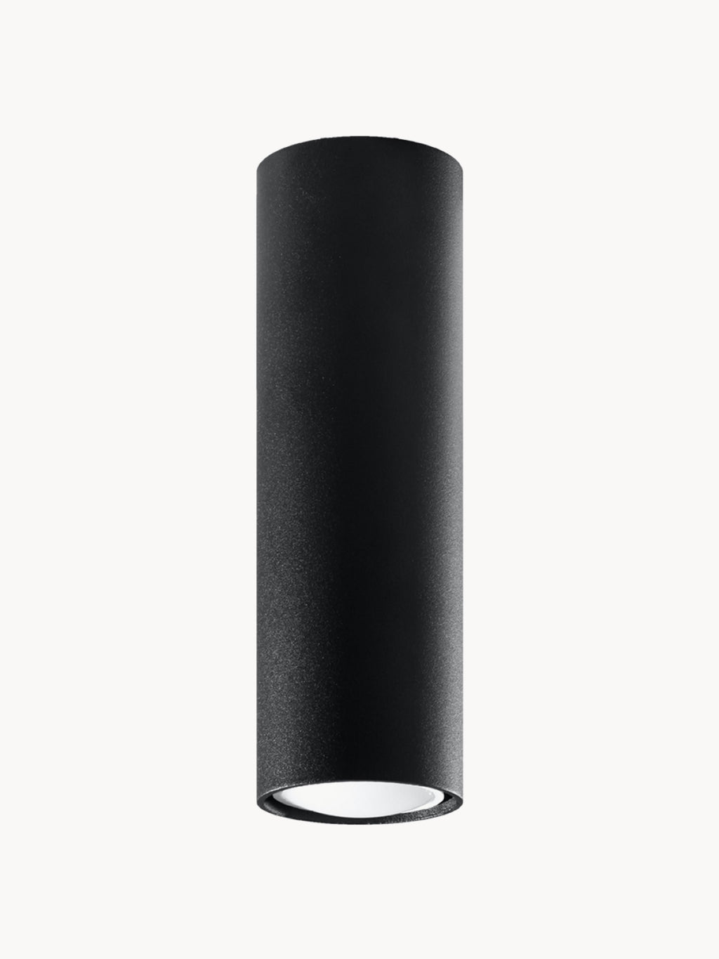 Petit plafonnier Otis, haut. 20 cm - Noir, mat