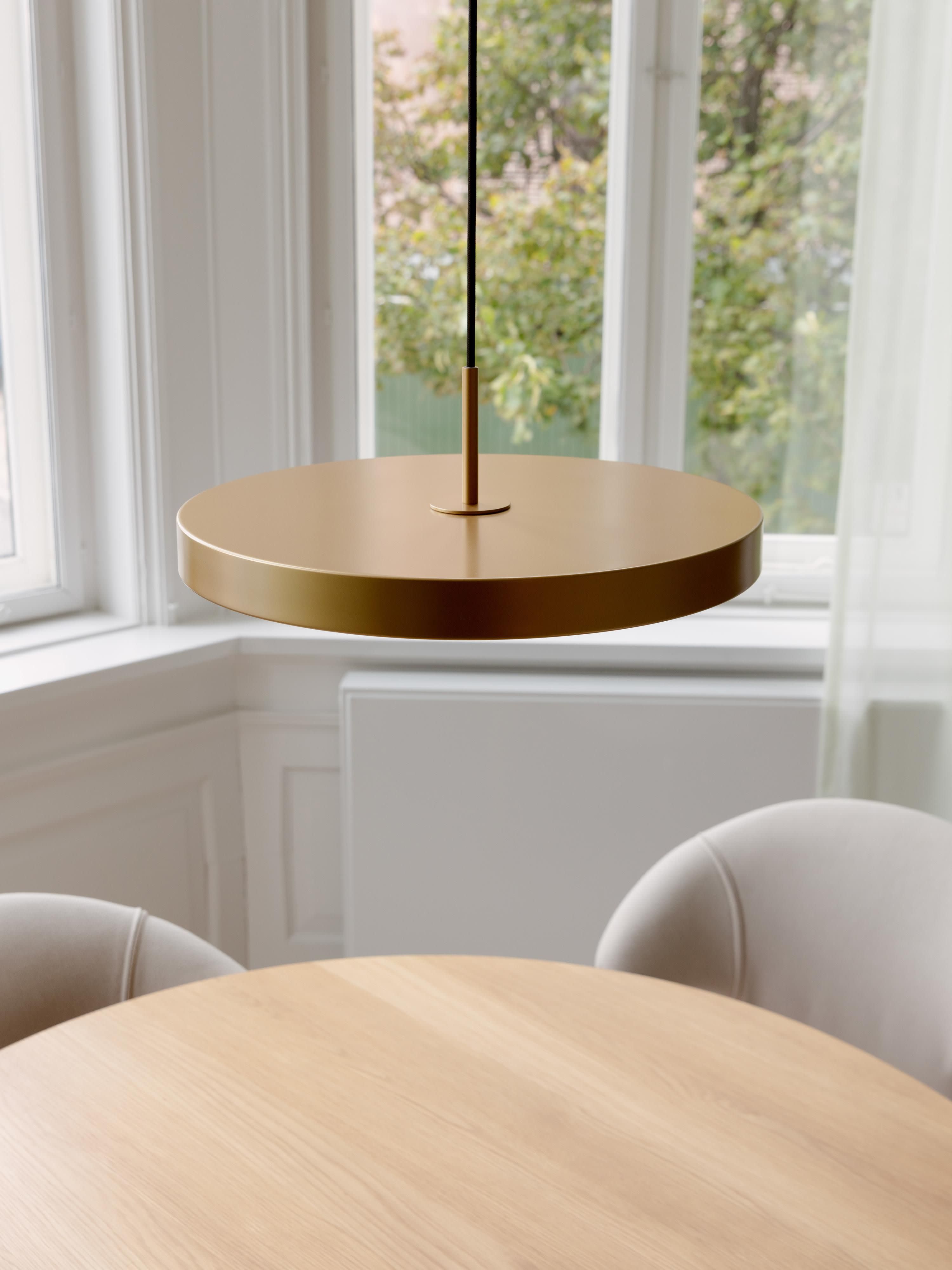 Suspension LED design Kurt - Doré