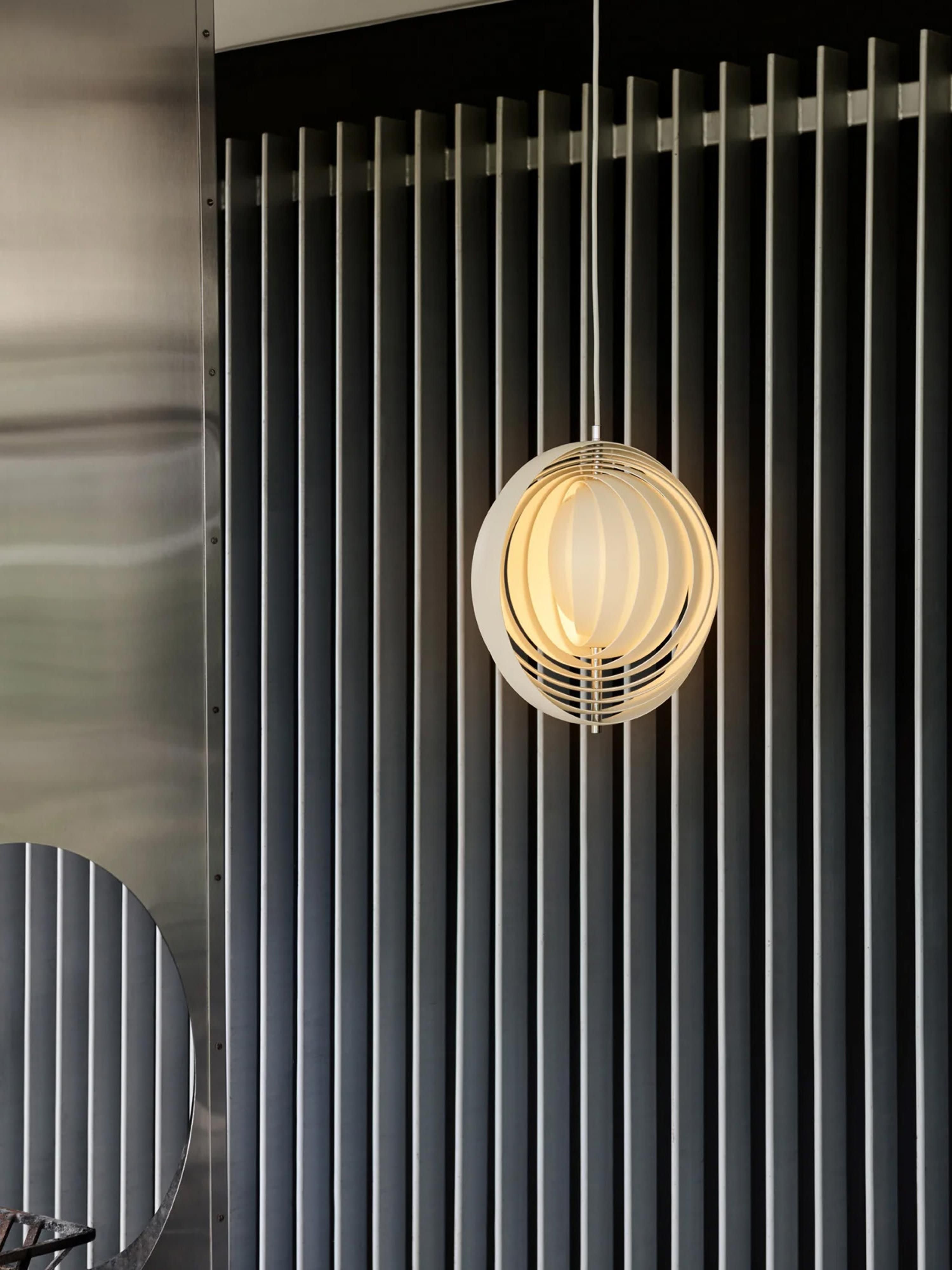 Suspension design Aghi, design Verner Panton - Blanc