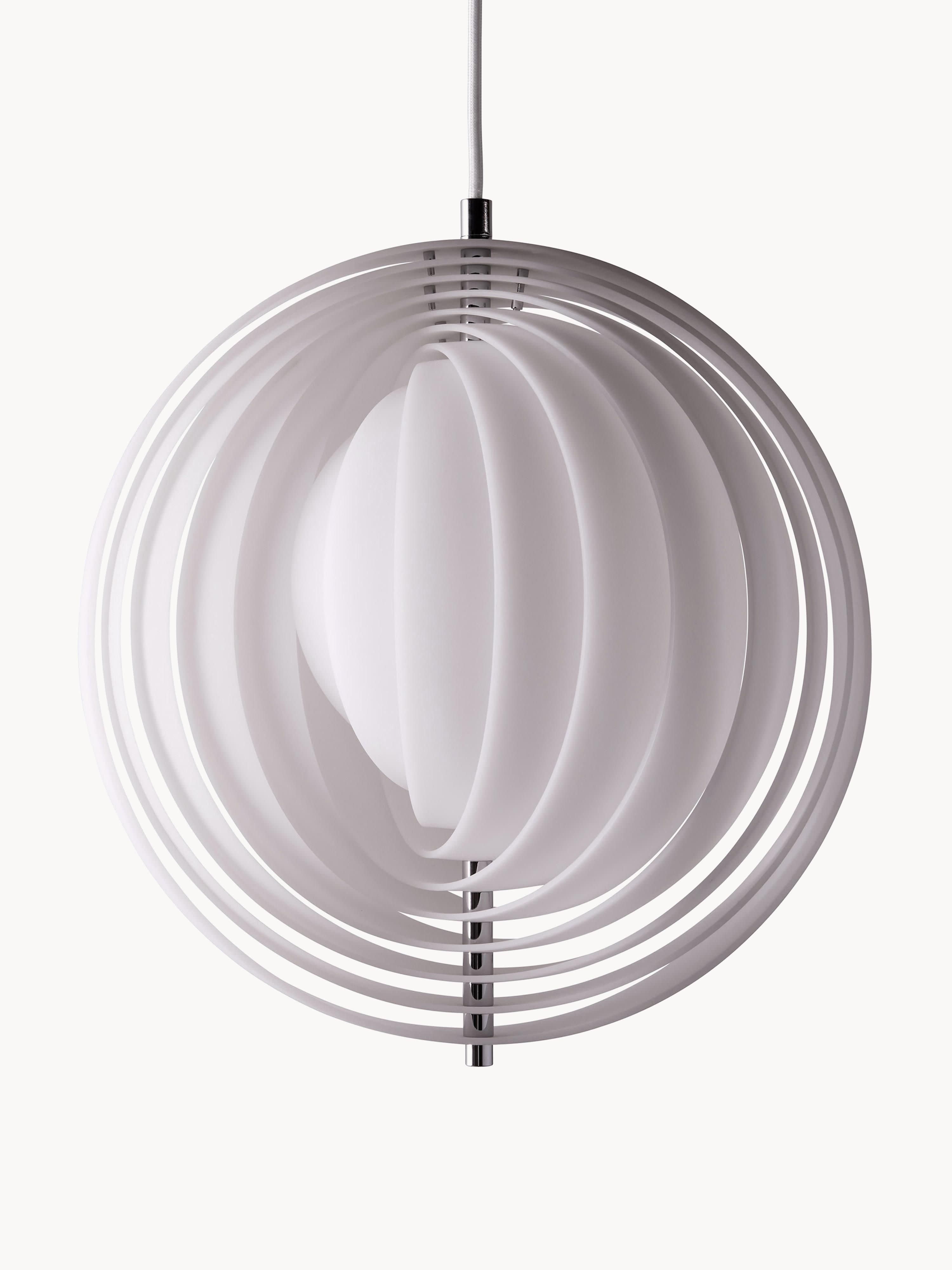 Suspension design Aghi, design Verner Panton - Blanc