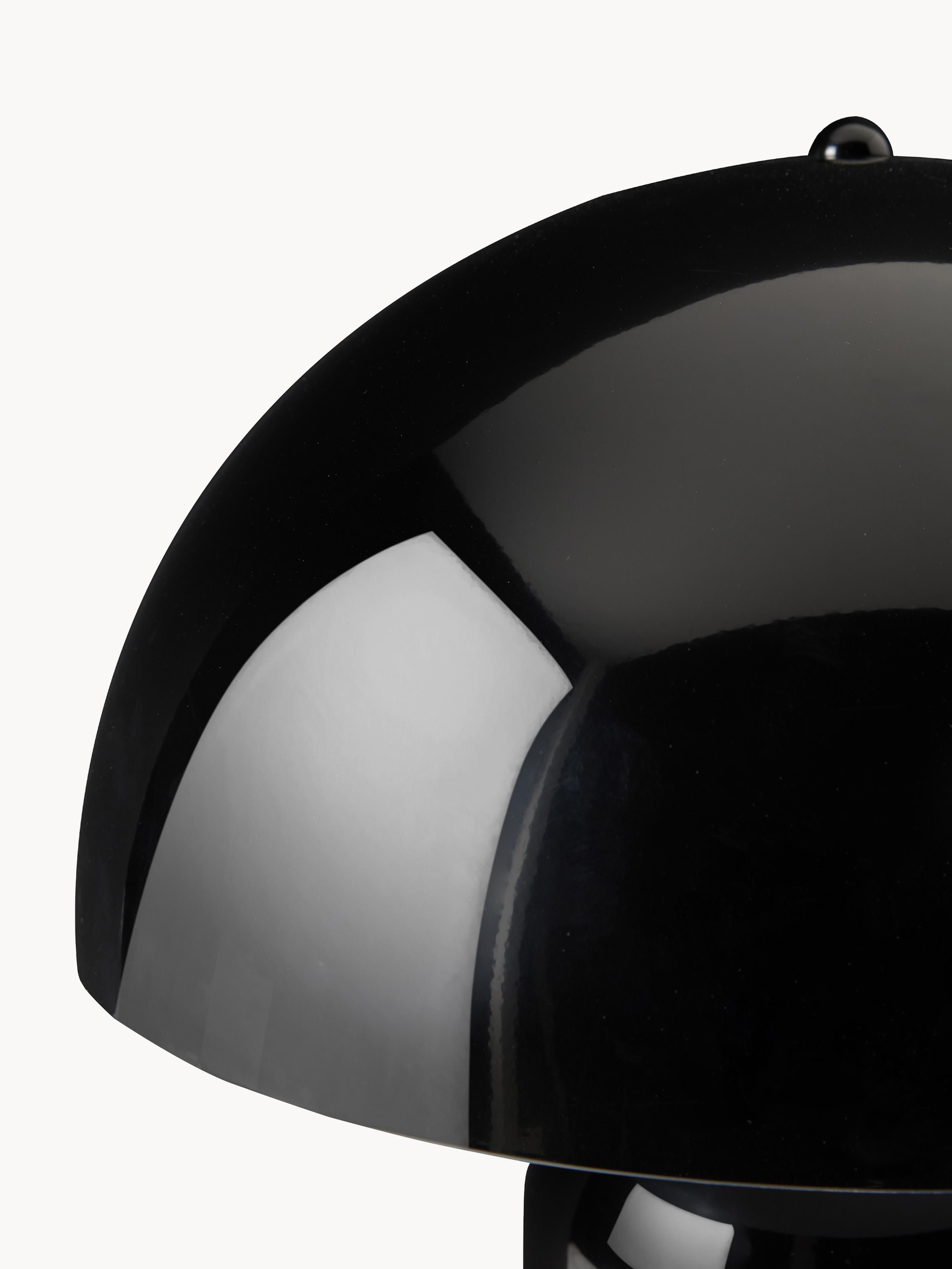 Petite lampe à poser rétro Elmo - Noir, haute brillance