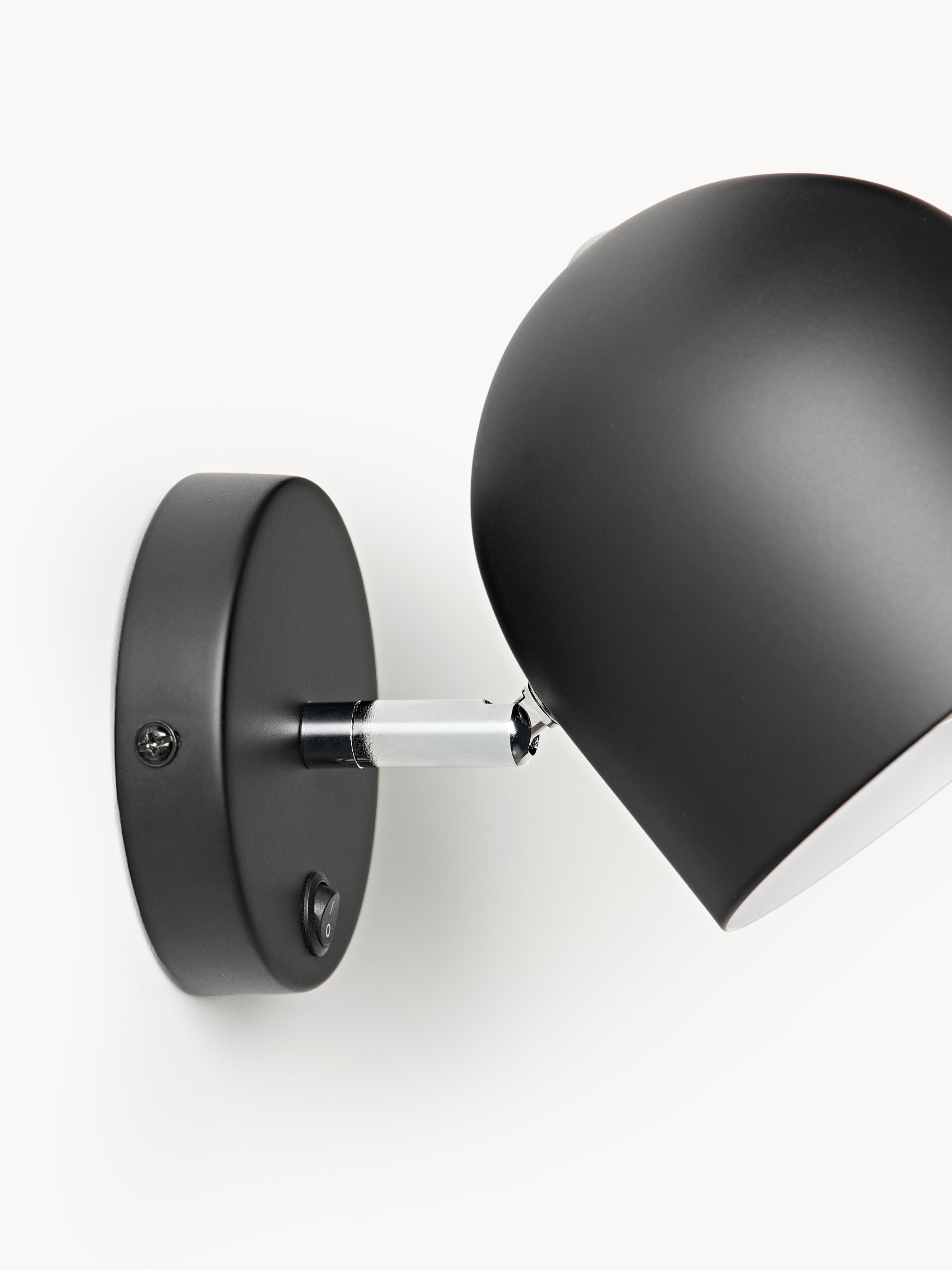 Applique murale orientable en métal Flyte - Noir