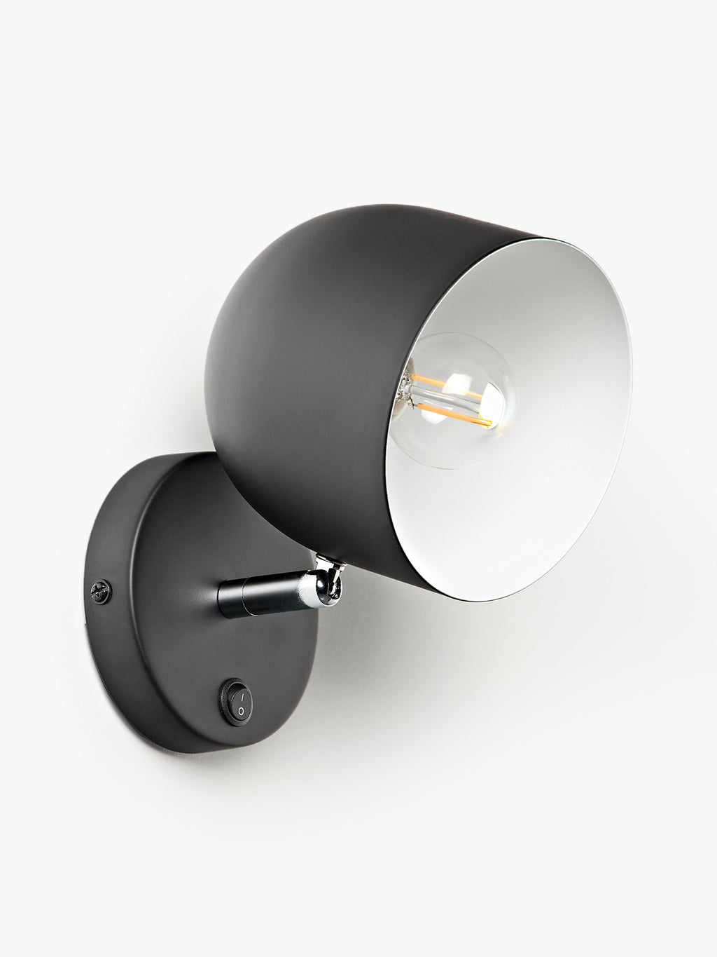 Applique murale orientable en métal Flyte - Noir