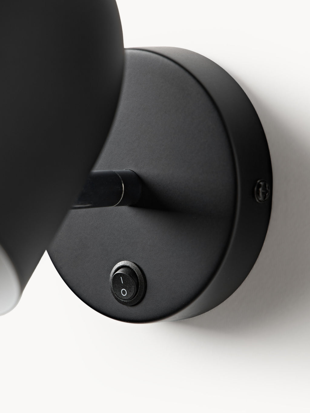 Applique murale orientable en métal Flyte - Noir