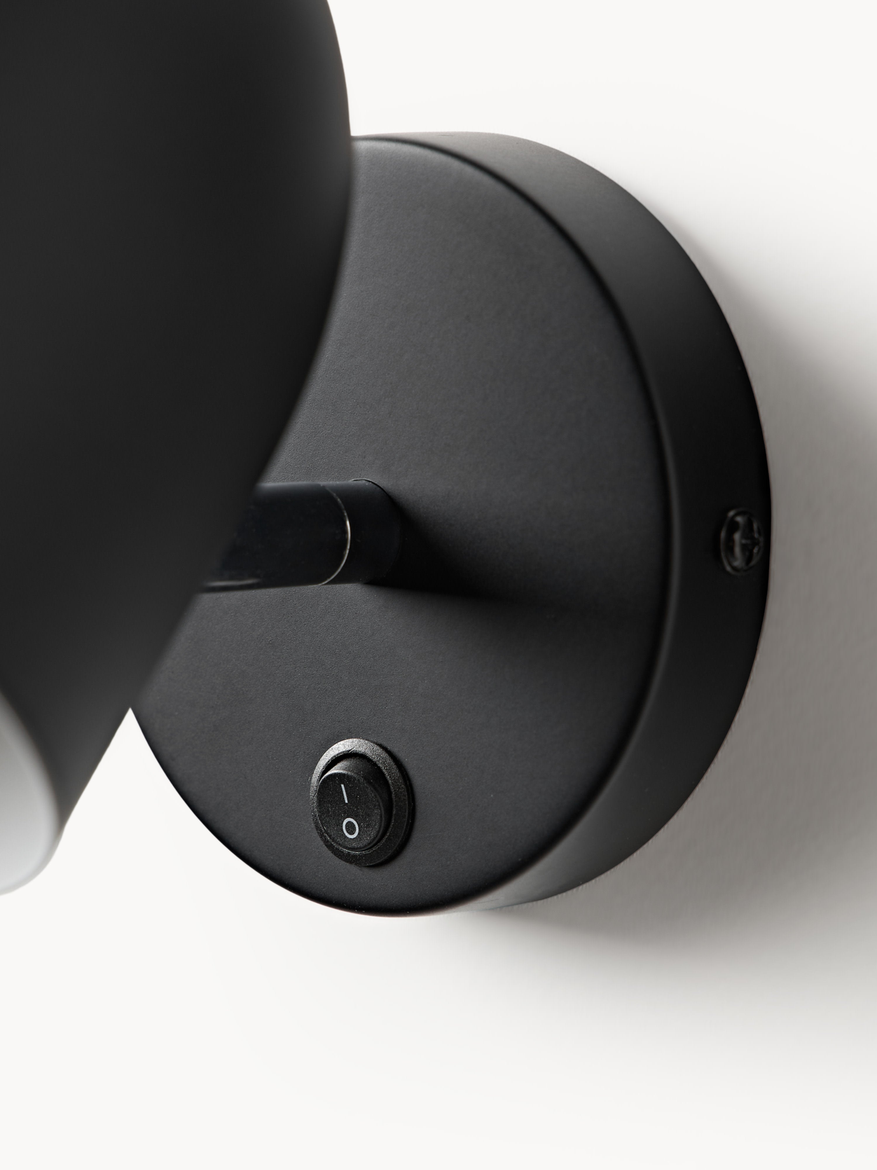 Applique murale orientable en métal Flyte - Noir