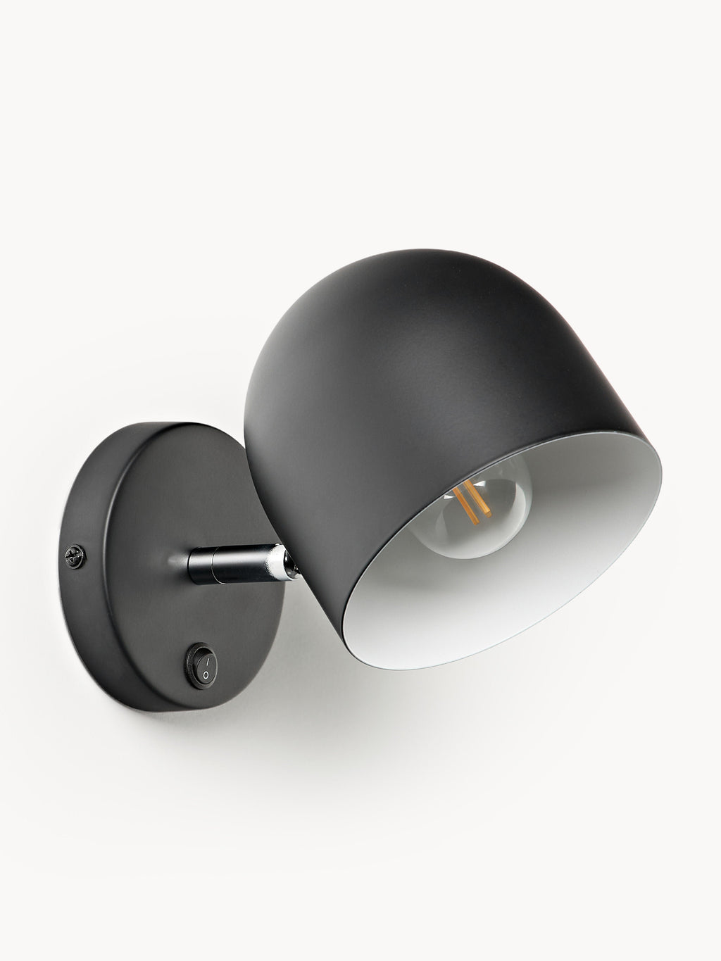 Applique murale orientable en métal Flyte - Noir