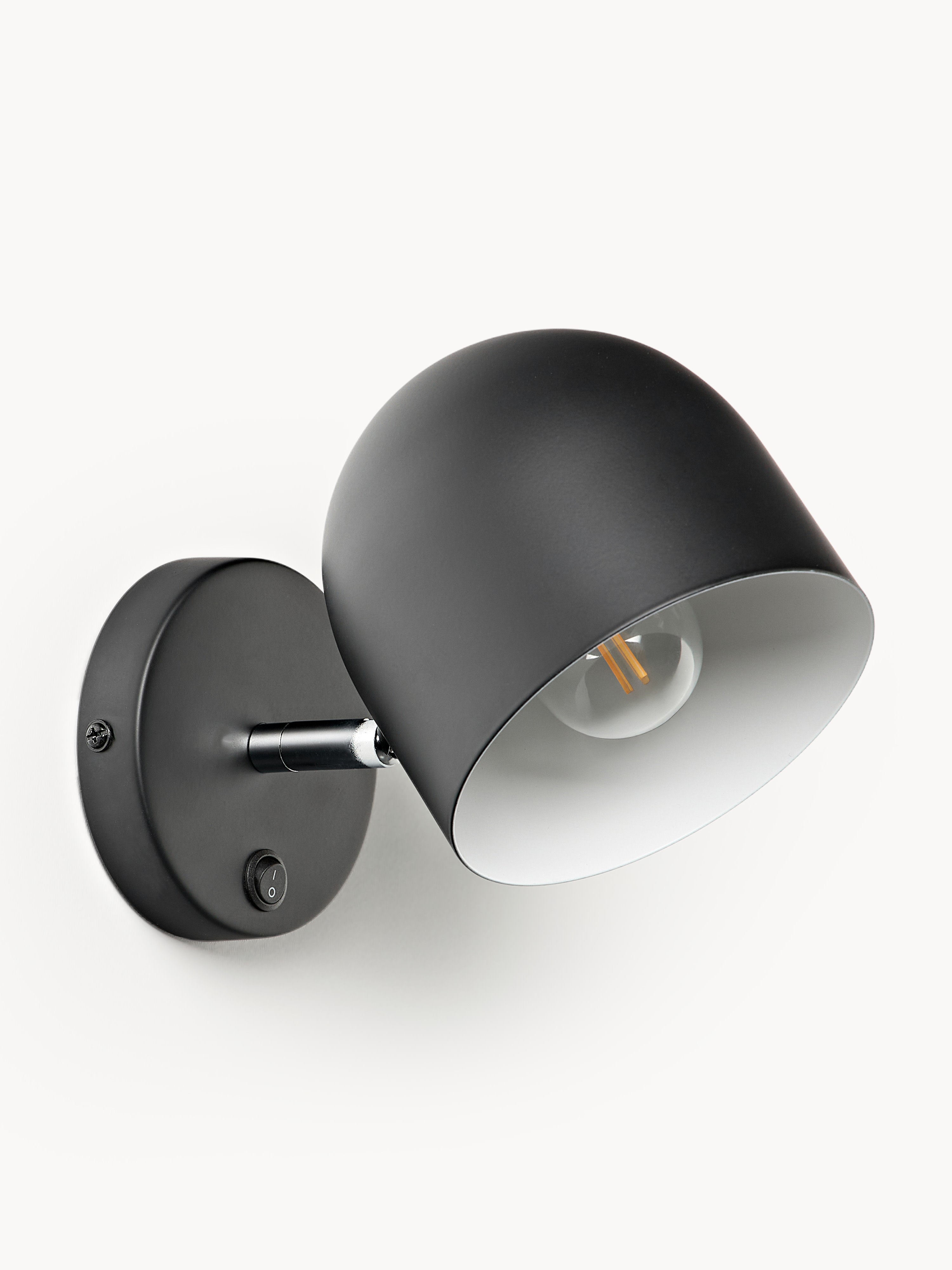 Applique murale orientable en métal Flyte - Noir