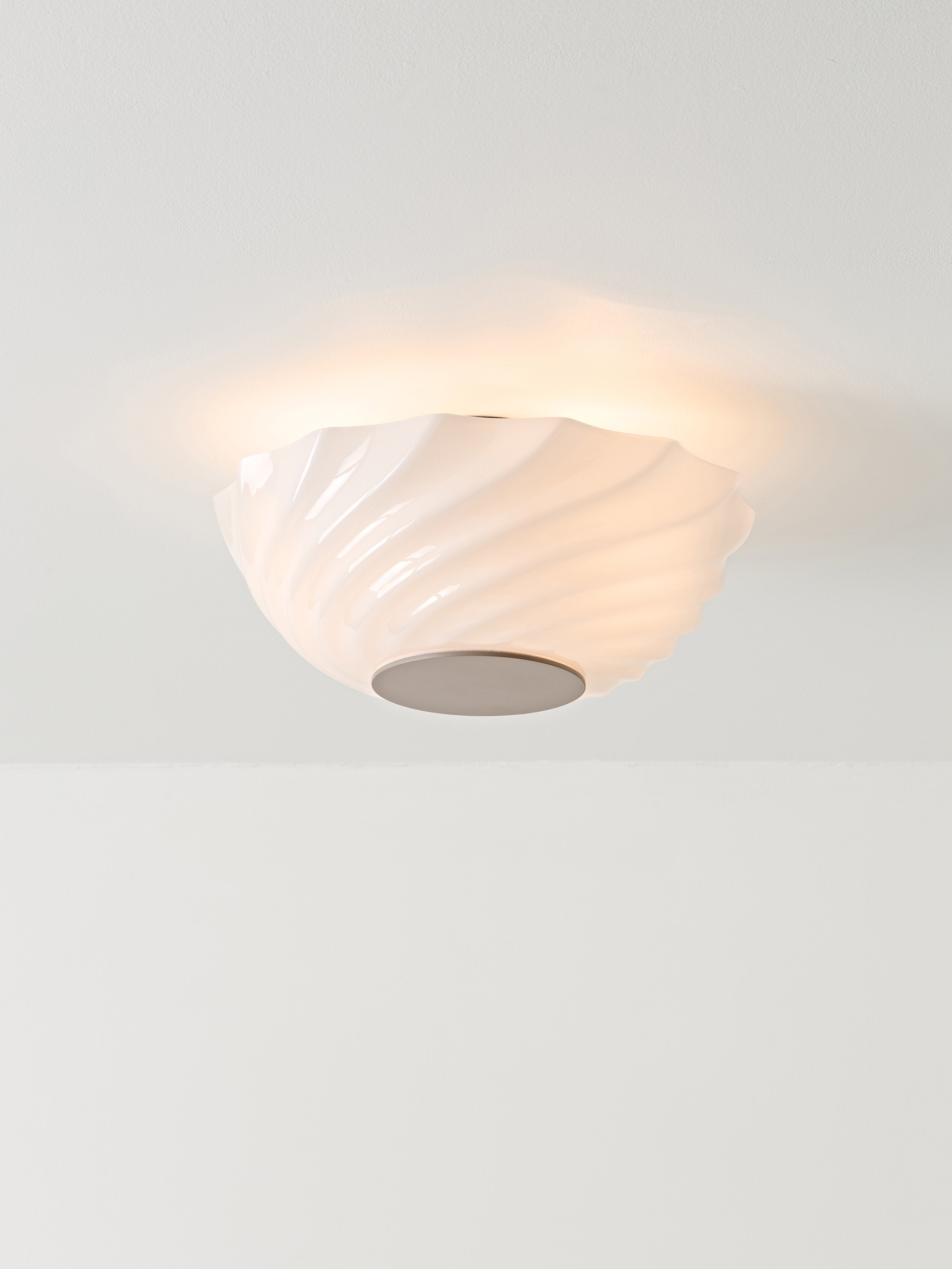 Plafonnier Paal - Blanc, beige clair