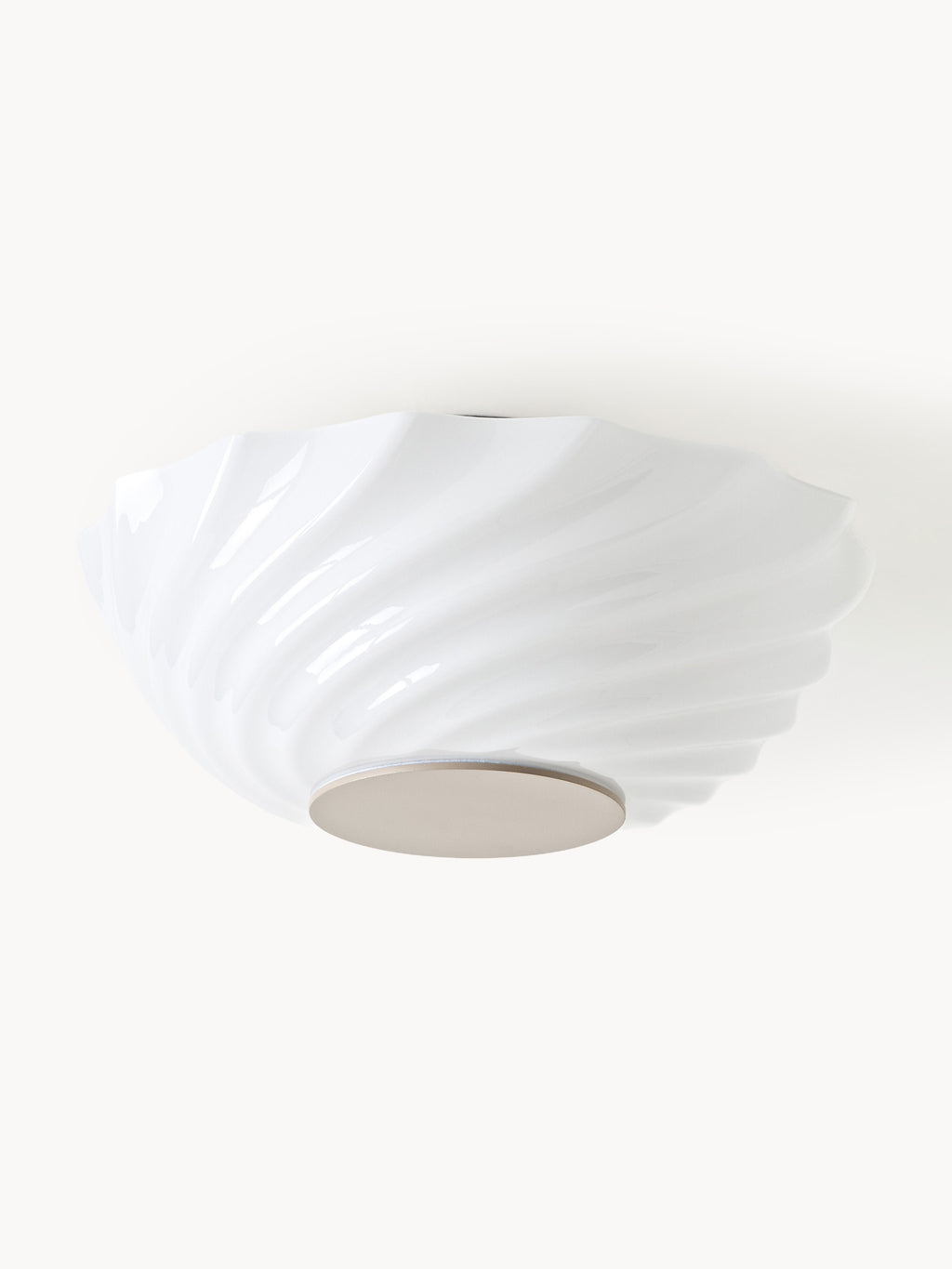 Plafonnier Paal - Blanc, beige clair