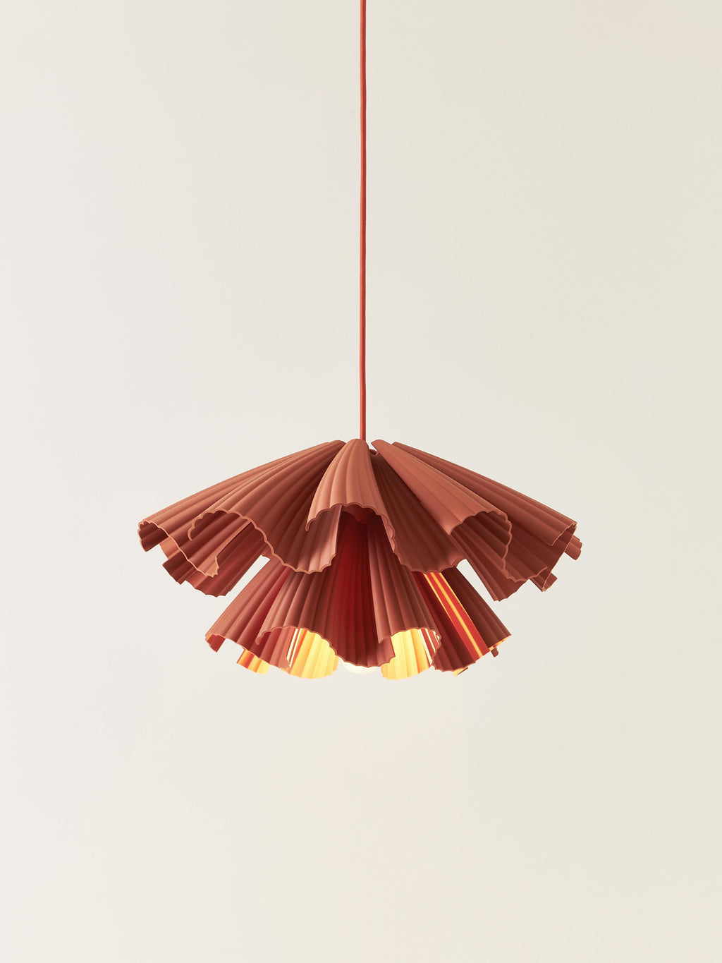 Suspension imprimée en 3D Cale - Terracotta